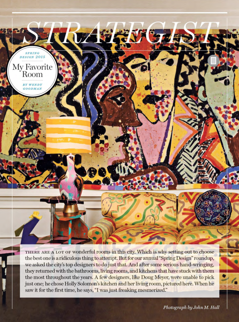 Robert Kushner’s “Happy Hour,” Holly Solomon’s Living Room, New York