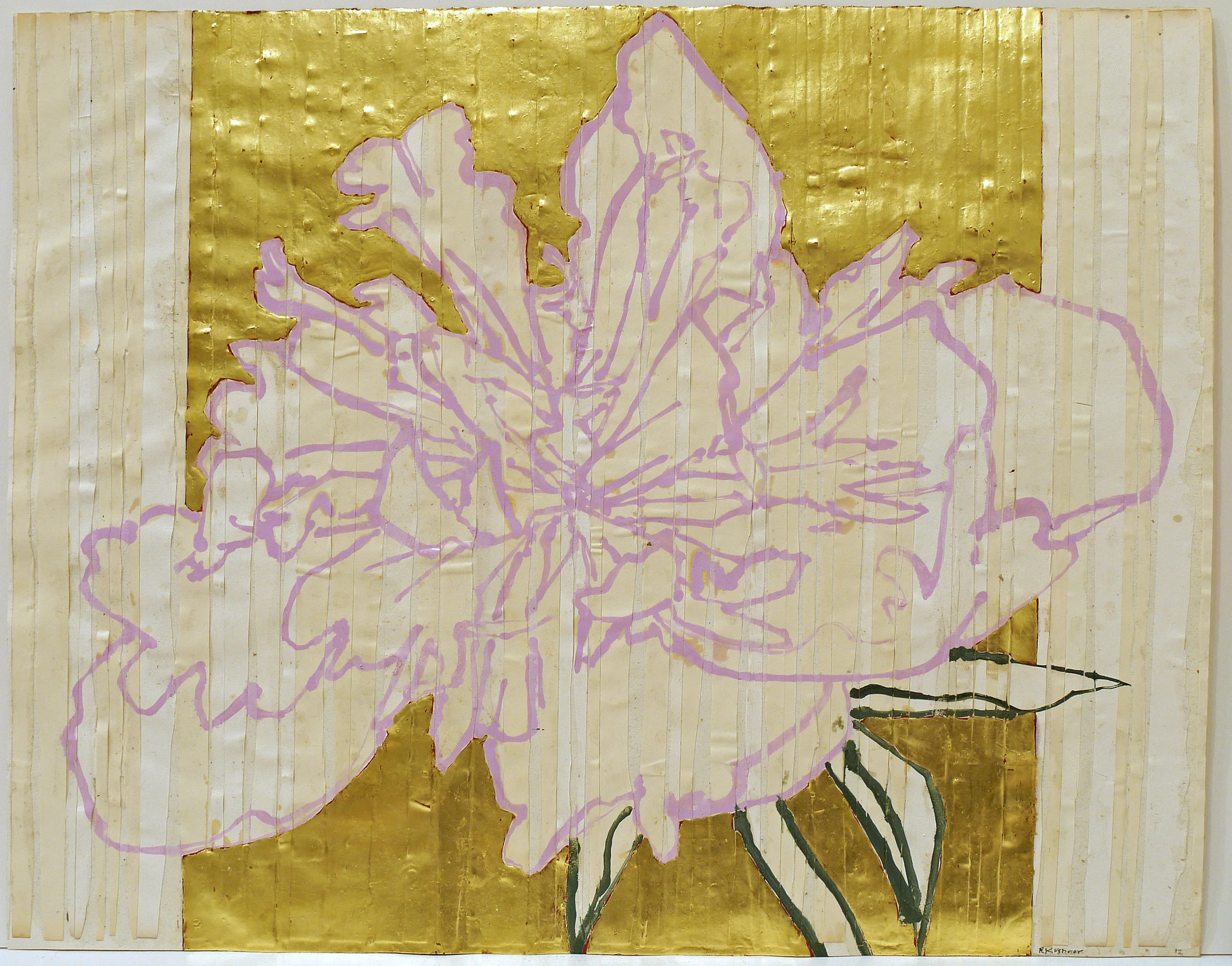Pink Peony Strips, 2012