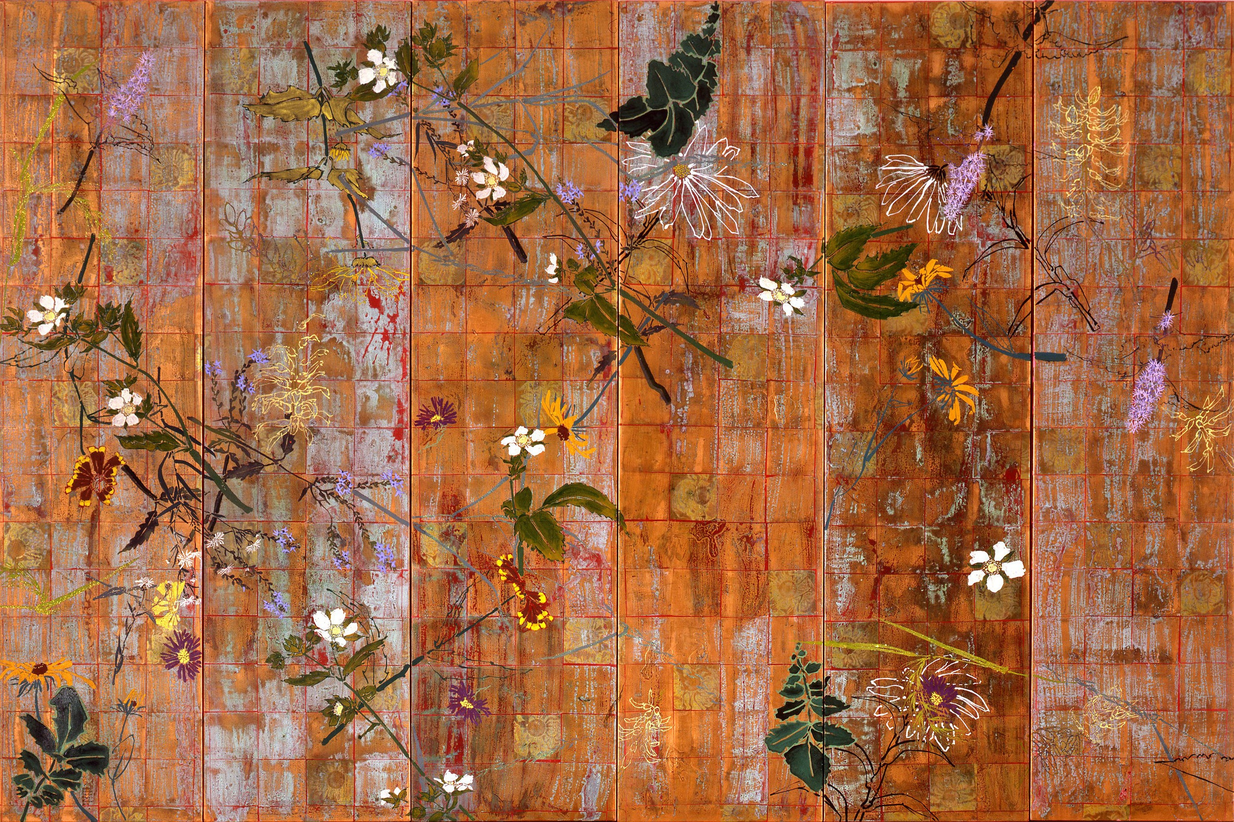 Seattle Summer Meadow, 2006 (detail, left)