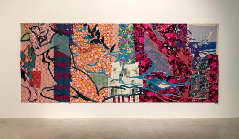 Sail Away , 1983. Robert Kushner. (Courtesy the artist and DC Moore Gallery, New York, NY. "Pattern, Crime & Decoration" exhibition, Consortium Museum (Dijon – France), 2019)