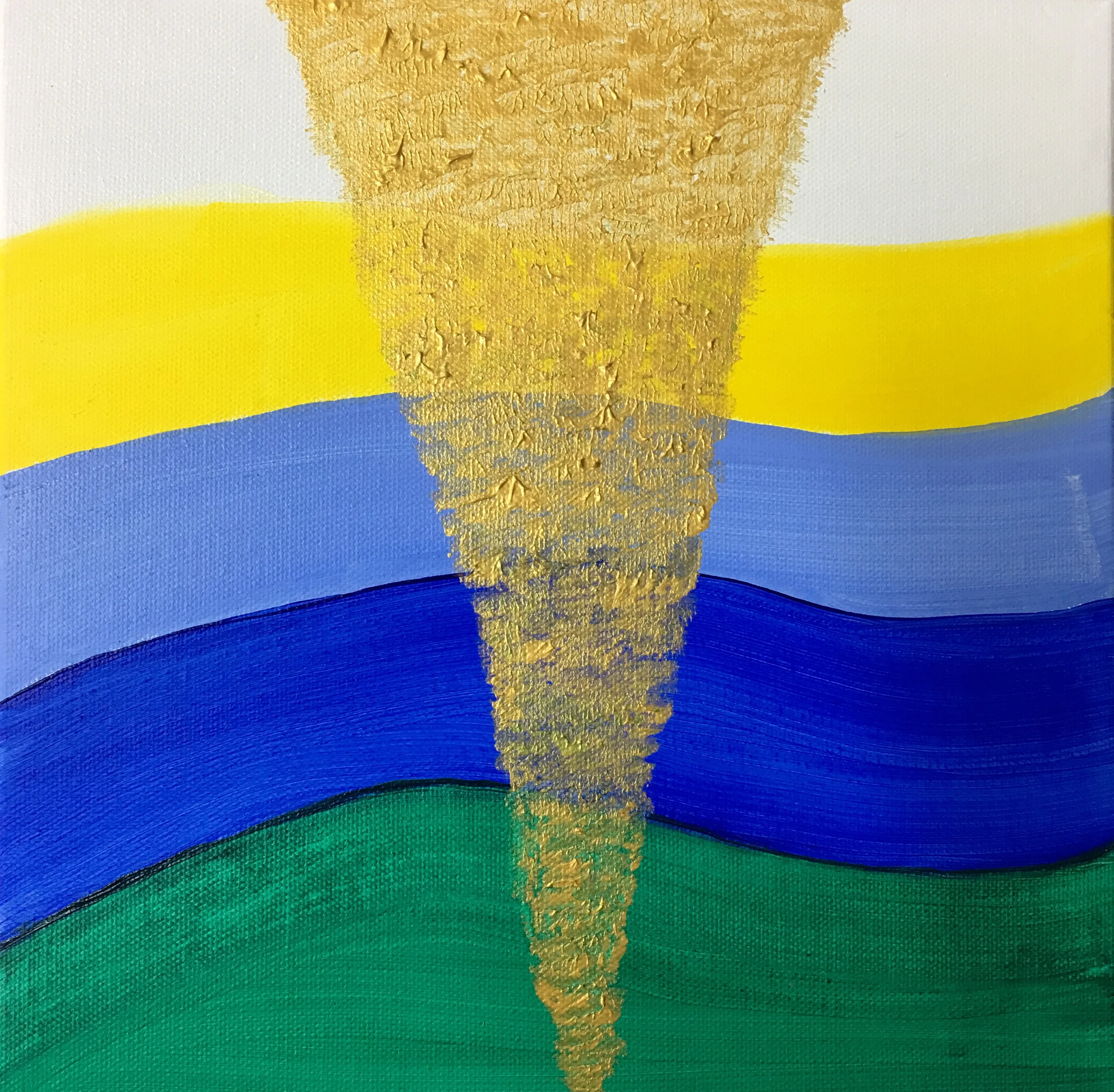 Painting: Susan Gruen, Meditative Painting @Rectification of Feminine Consciousness Workshop July 2018 Luninessence