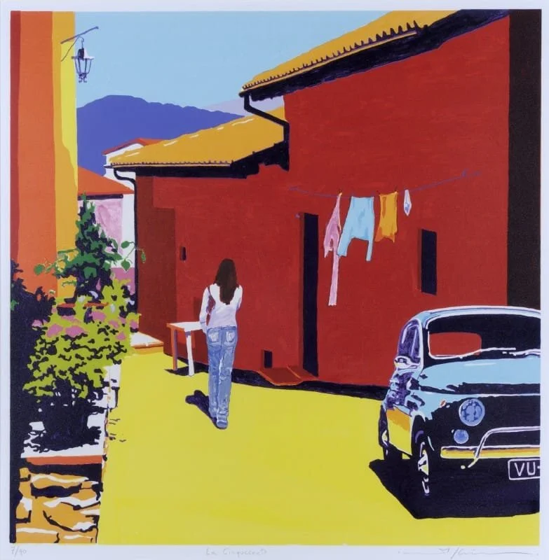  Silkscreen, 22” x 22” 