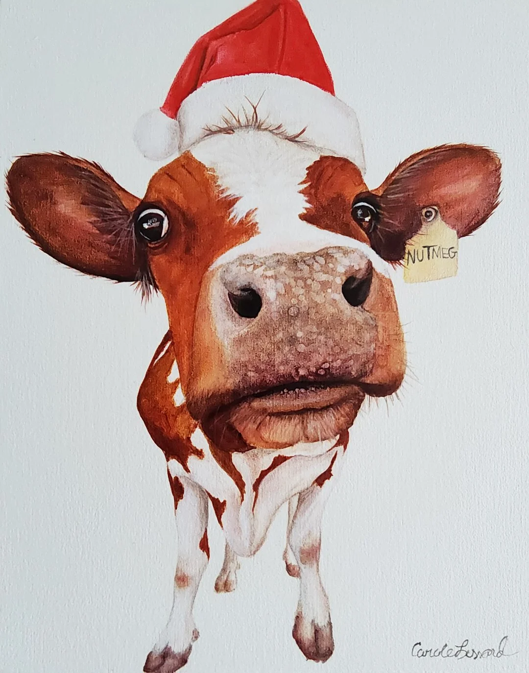 Nutmeg, 10" x 8" by Carole Lessard