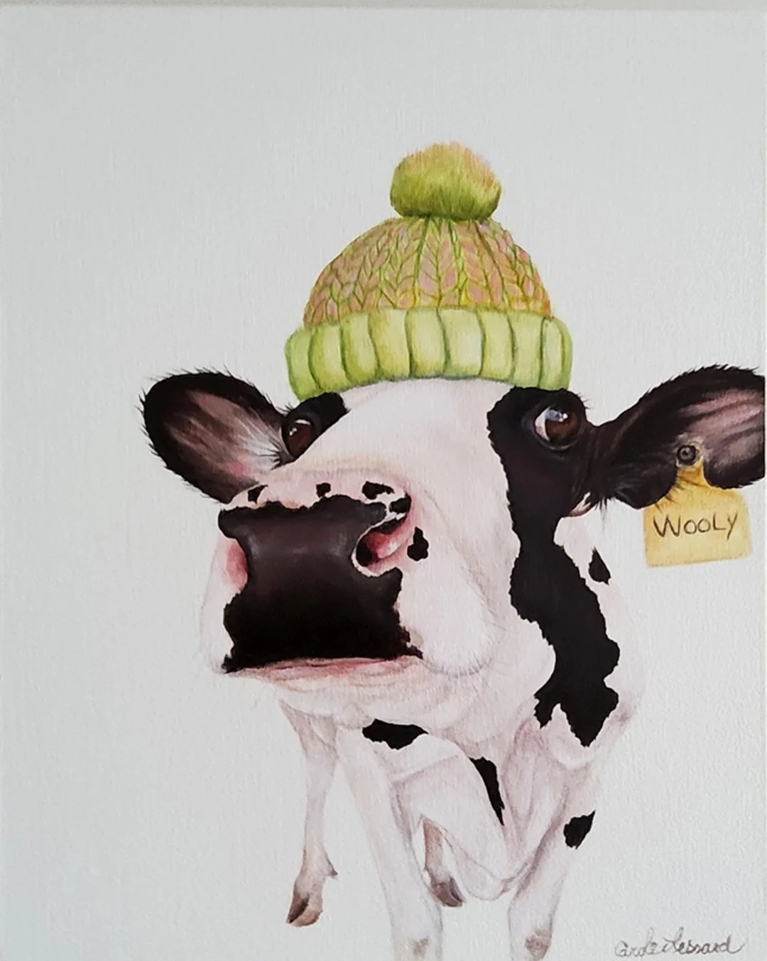 Wooly, 10" x 8" by Carole Lessard