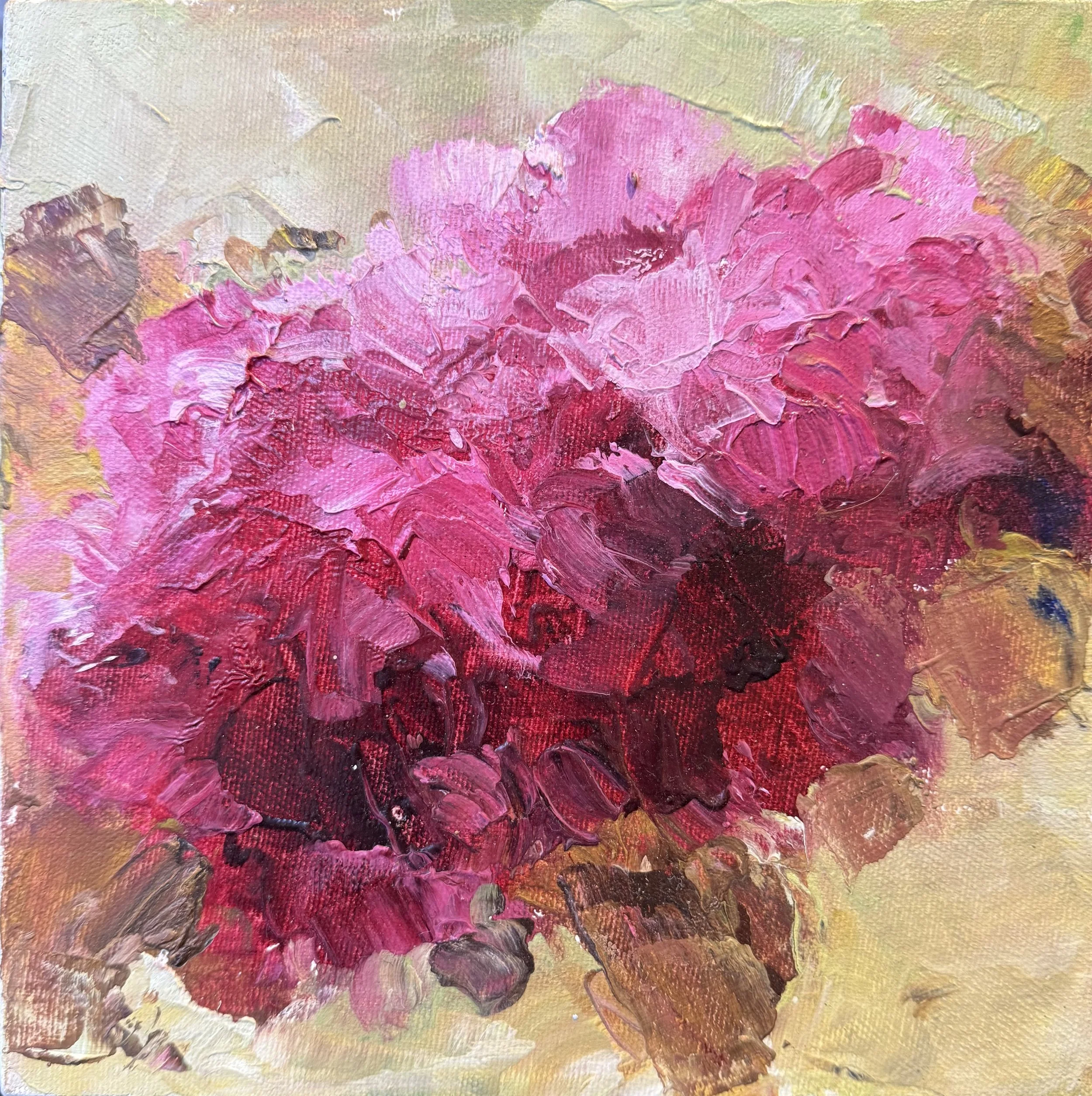 Whispers in Pink, 8" x 8"