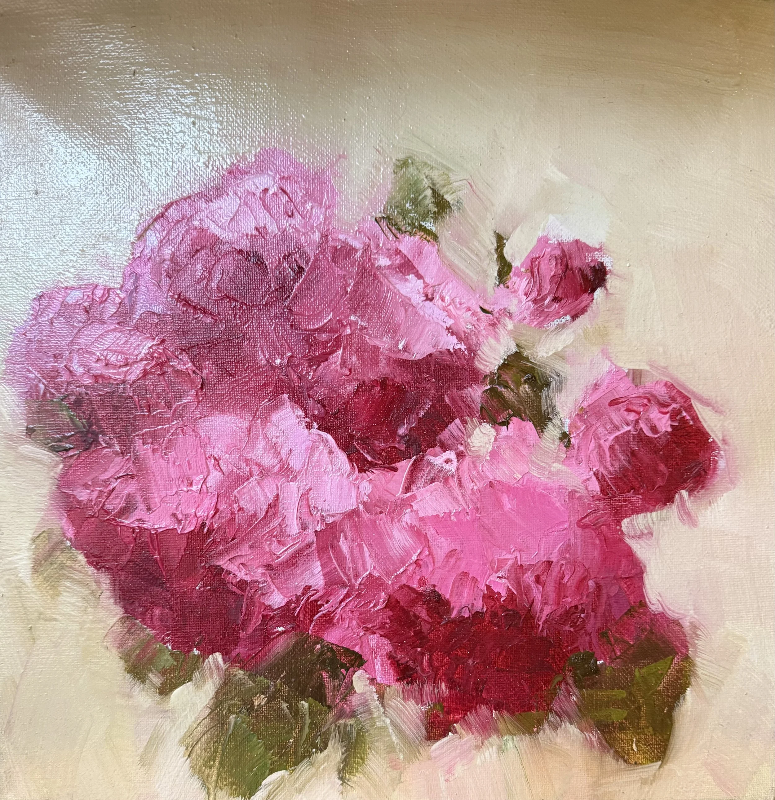From the Summer Garden, 12" x 12" by Heather Sayeau
