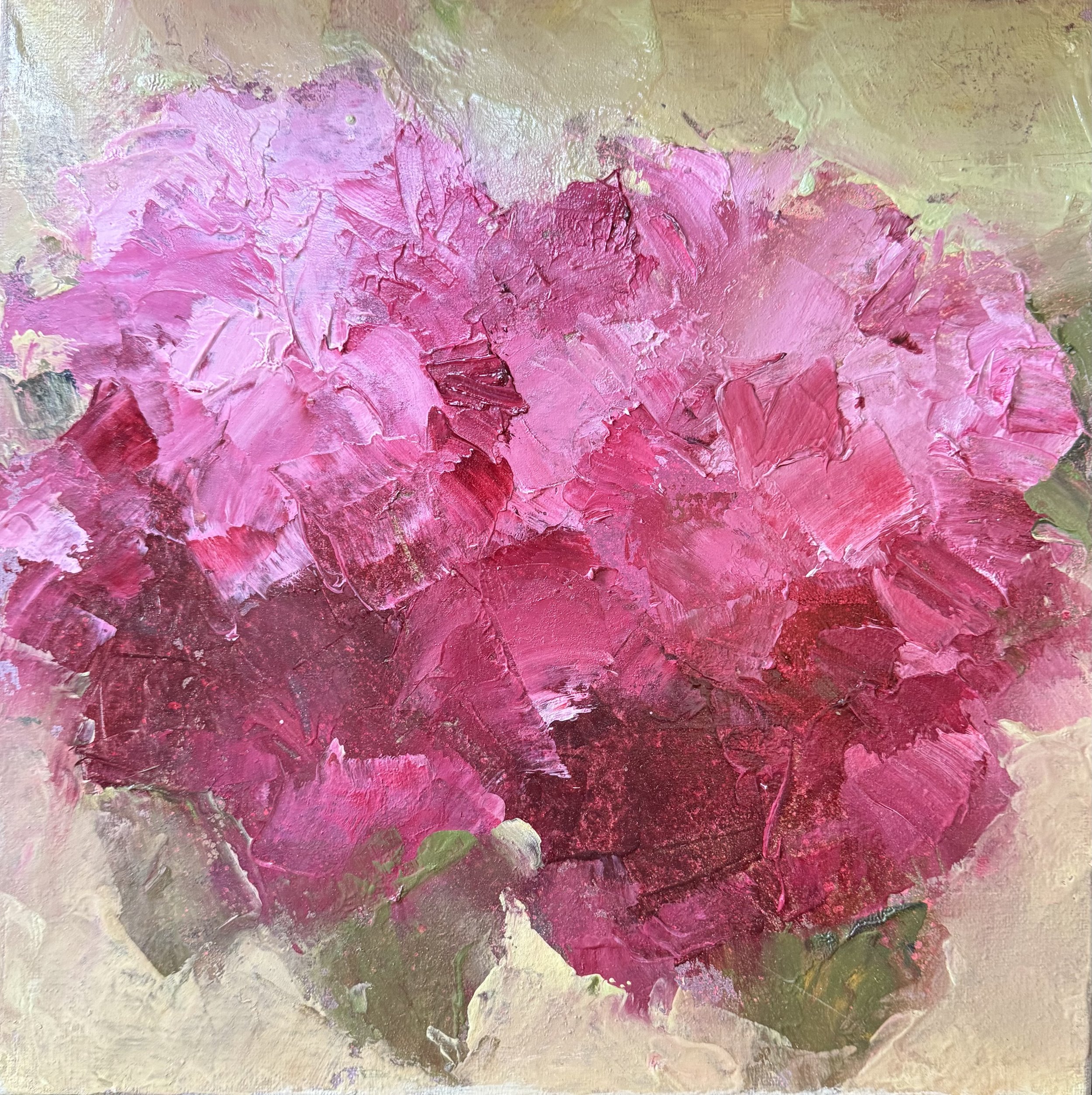 The Scent of Softness, 12" x 12" by Heather Sayeau