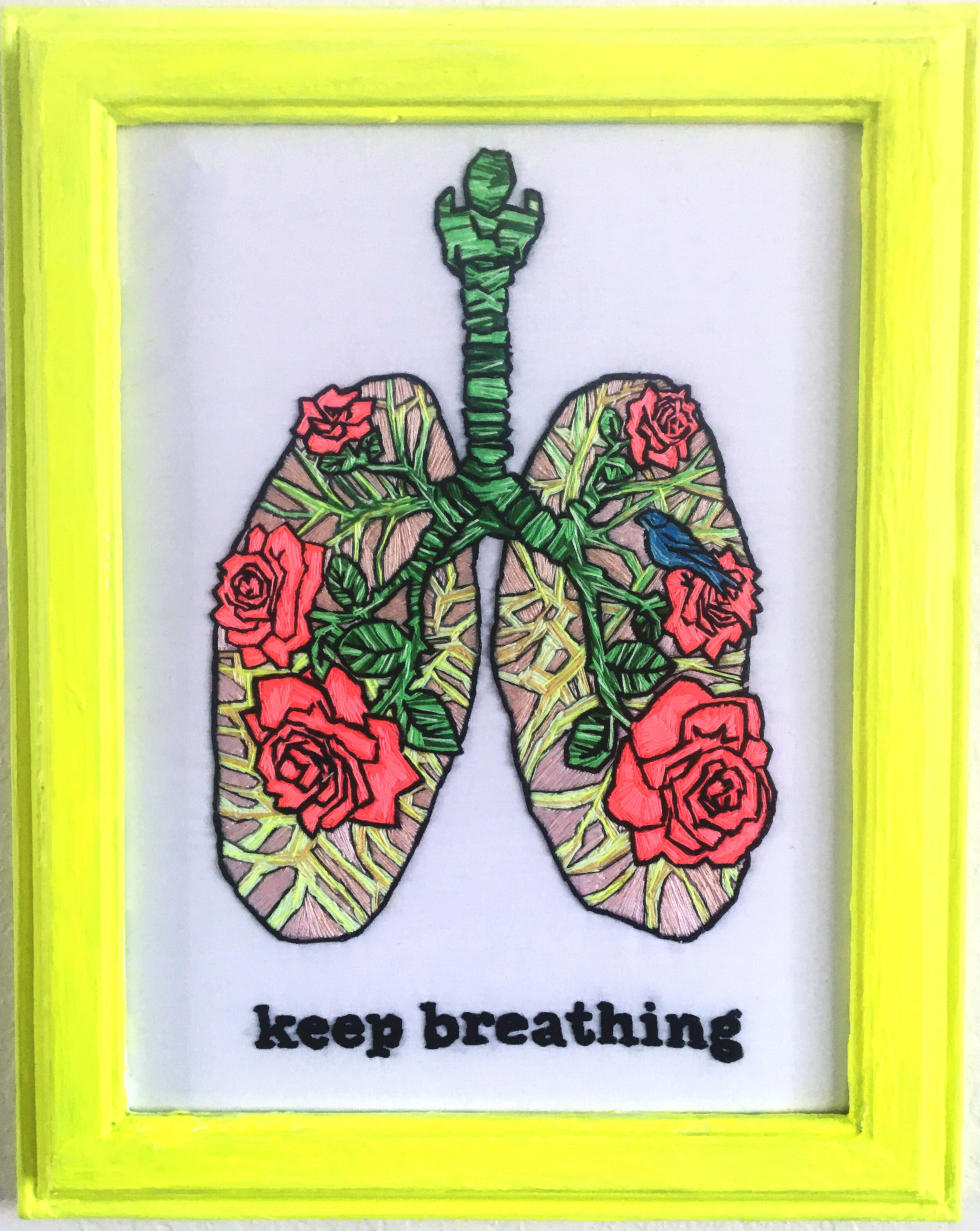 Keep Breathing CUSTOM ORDER