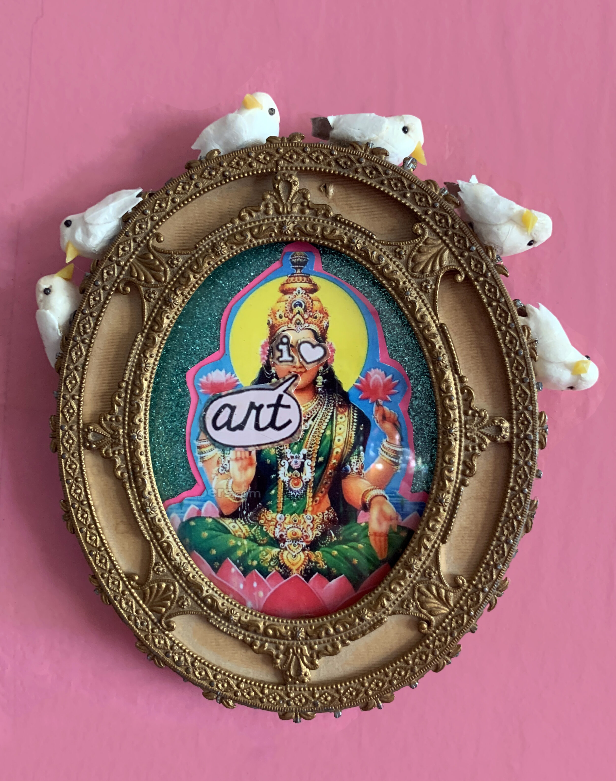 I Heart Art (White Birds)