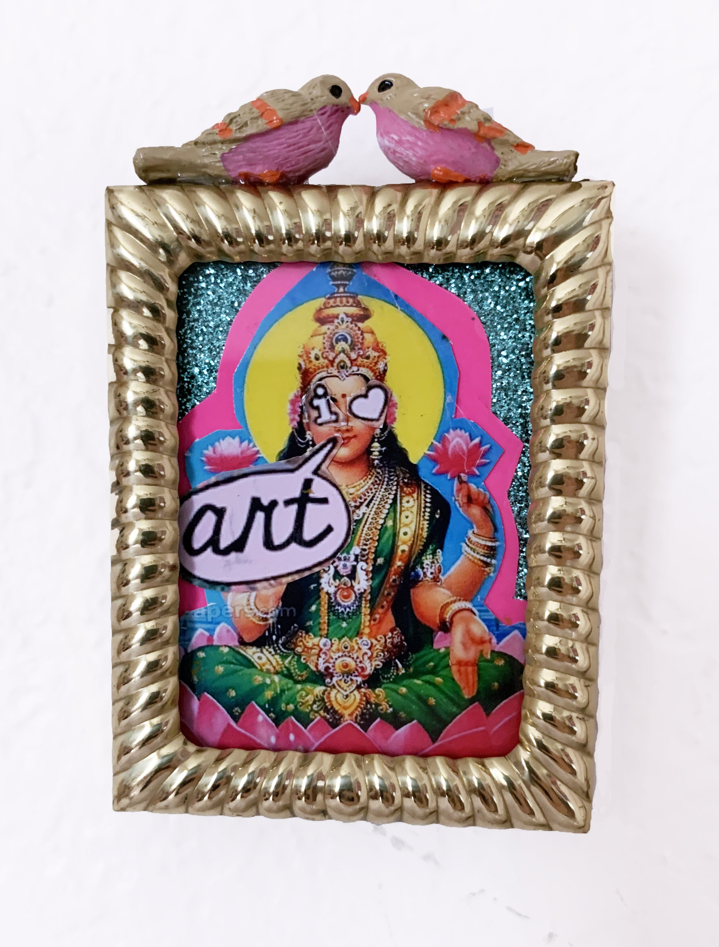 I Heart Art (Pink Birds) 