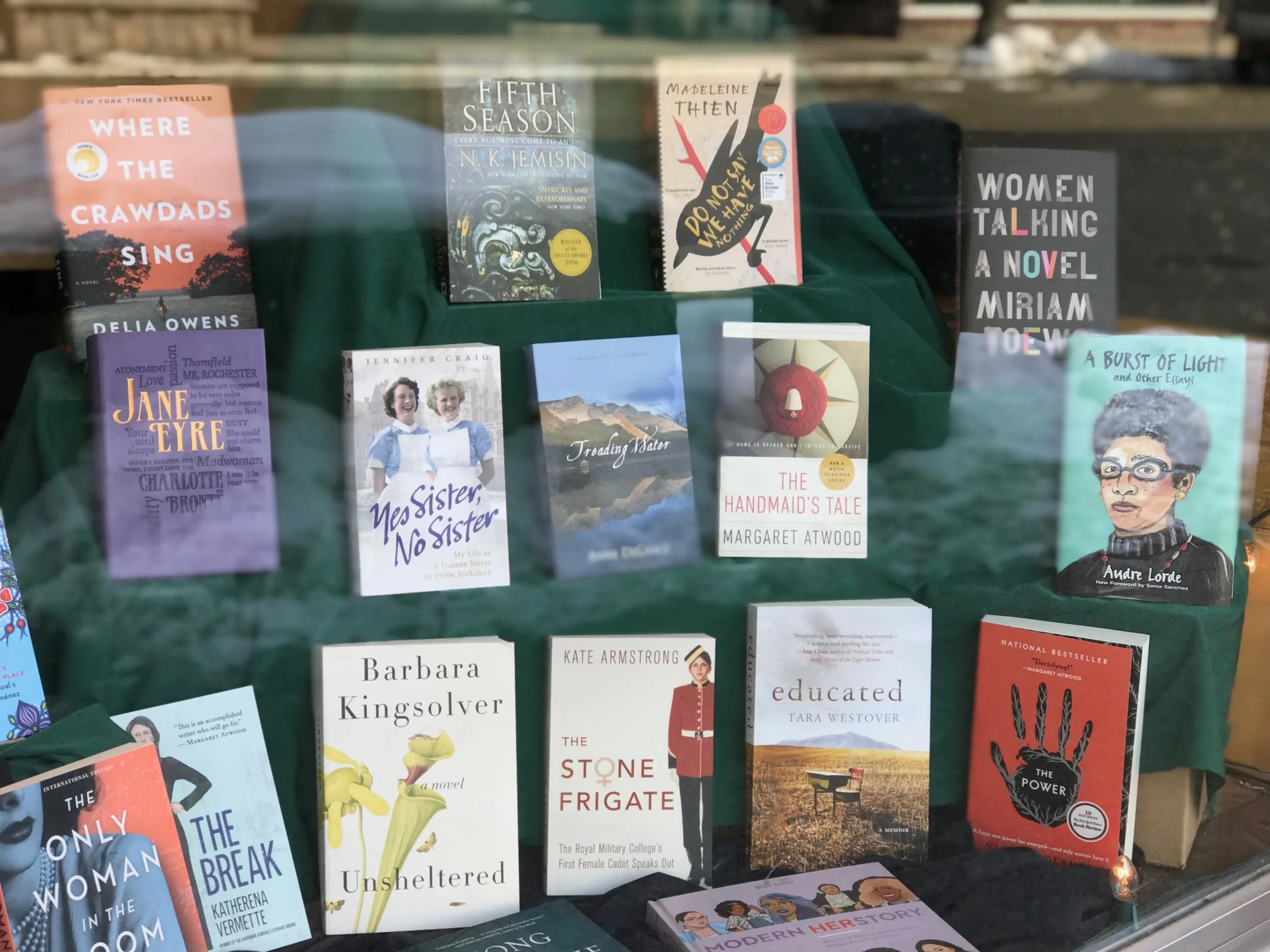 Otter Books had my memoir on display for International Women’s Day on March 8th alongside some of my favourite writers of all time. This was a thrilling and surreal moment for me. It was finally real. My book was published and available for readers, everyone and anyone who was interested, to pick up a copy and take it home!! The Stone Frigate had launched!