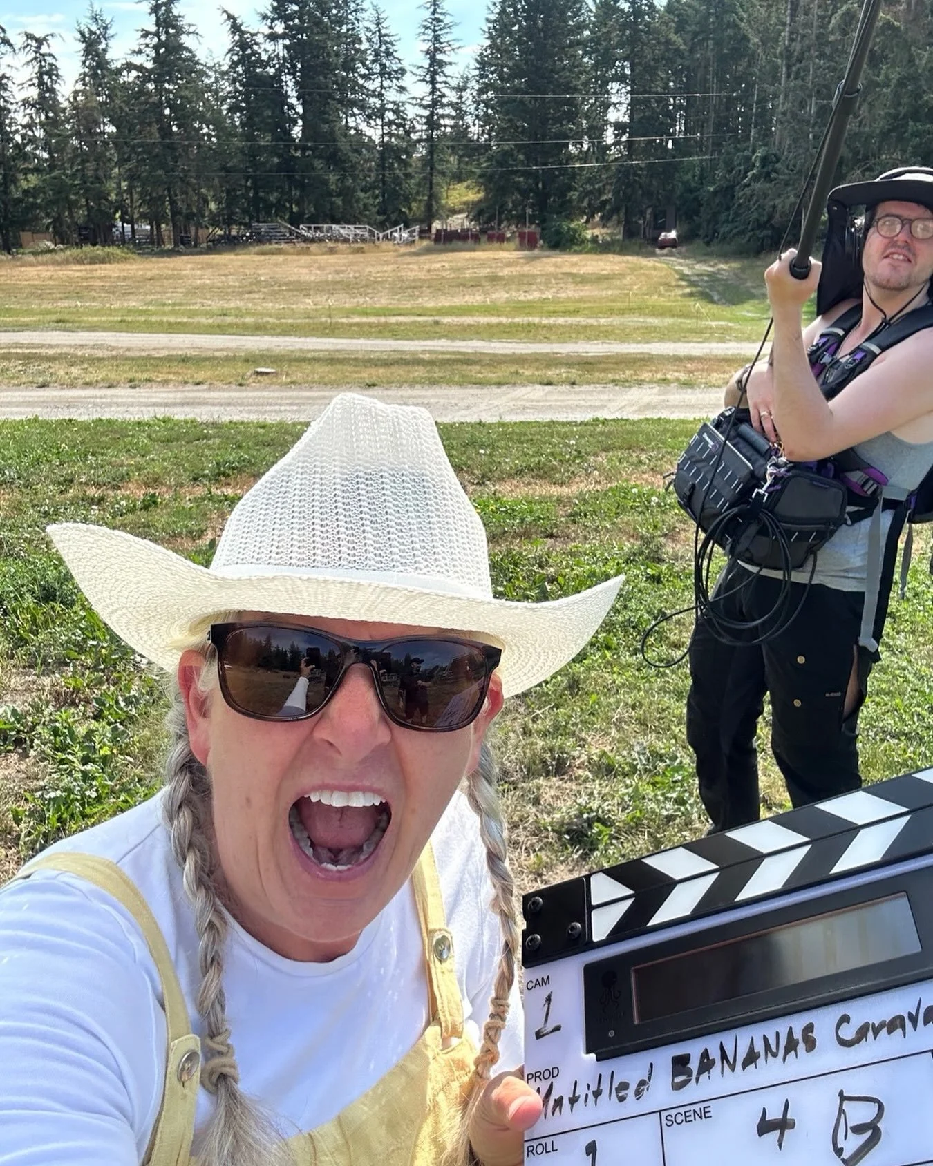 I&rsquo;m crew on a feature film set working with one of my UBC MFA in Creative Writing buddies on his most recent project. We&rsquo;re shooting in Armstrong BC this weekend. I&rsquo;m having a blast. Life is good. 🎉