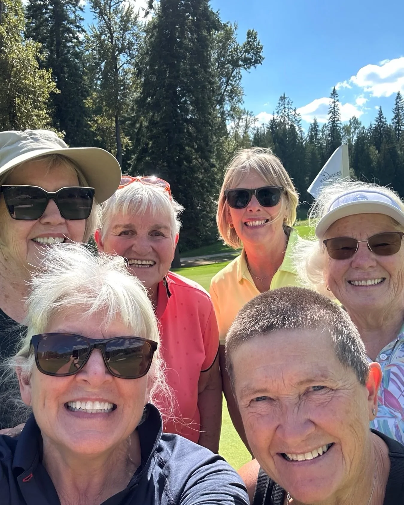 Fun times today at Ladies Golf.  We played 18 holes at Redstone Course in Rossland BC. What a great group of people. ❤️