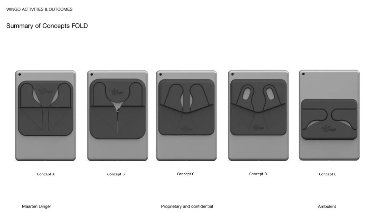  ID/ UX Refined 3D Concepts for prototyping 