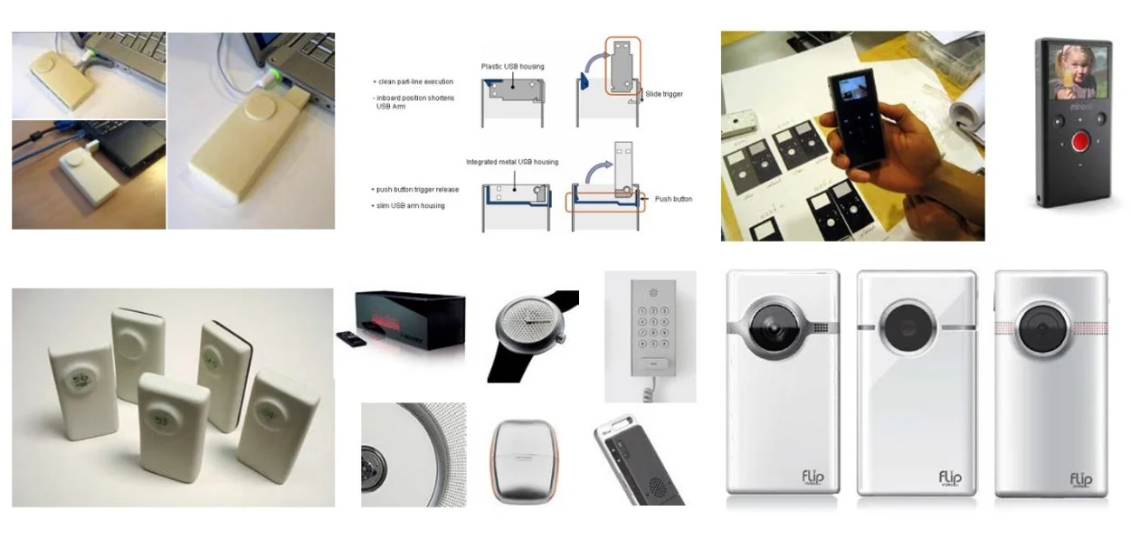  High level overview of the design process for the Gen 2 Mino. The design embraced a paired down, minimal look and feel informed by the larger Ultra model. 