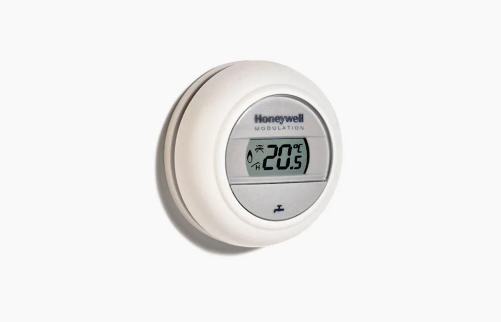  The product references the classic bell shaped cover, retained as a link to its heritage with other designs deemed too large of a departure for Honeywell. (I was not able to obtain images of visual models to illustrate this)   