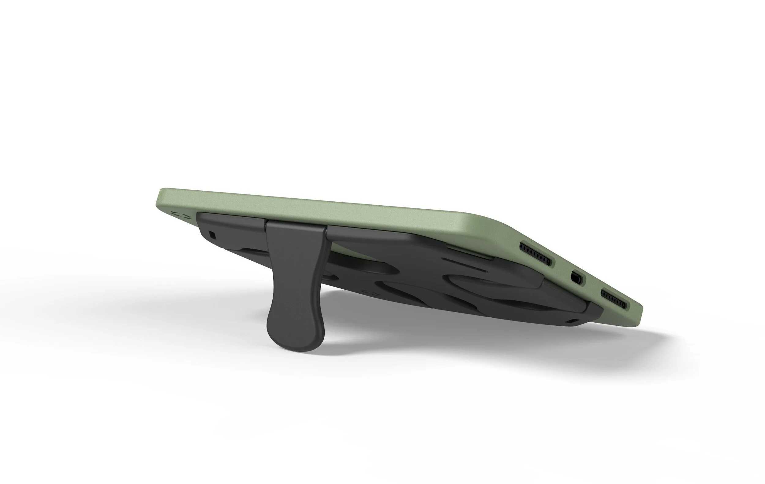  Different wing locking mechanisms were tested , including magnets were found to be strong enough to provide good wing support. Ultimately a friction hinge would provide better stability and help convert the wing grips as a kickstand. 