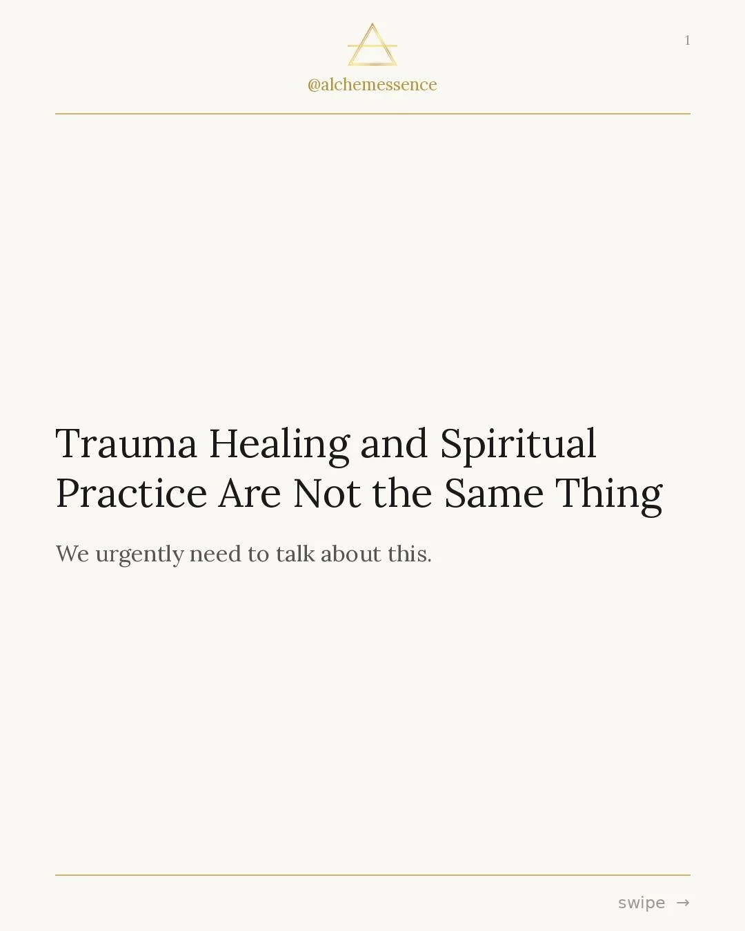 Controversial opinion: a lot of what gets called 'shamanic healing' or 'spiritual practice' in the West isn't spiritual at all.
 
It was built by an anthropologist and a therapist, and it was designed to meet Western psychological trauma.
 
Trauma he