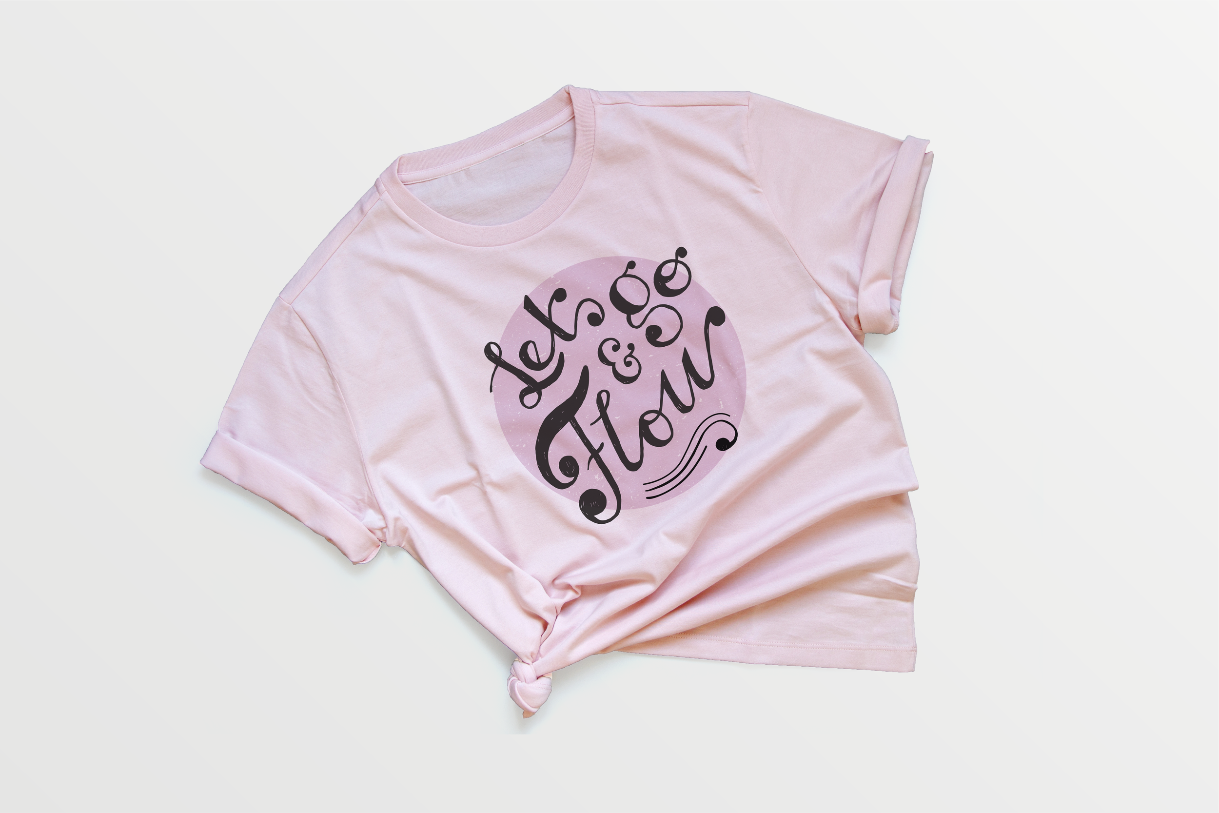 Hand Lettered Yoga Tee