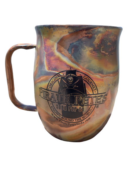 Double Wall Insulated Rustic Copper Barrel Mug