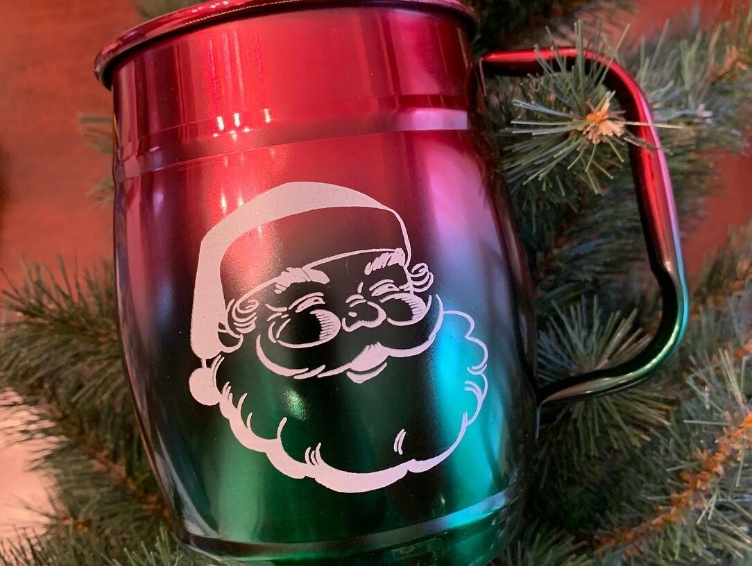 Our 40oz red and green metallic Santa Mug. Sure to put anyone in the Holiday Spirit! Featuring a classic Santa on the front and Pirate Pete&rsquo;s on the back. Available now in our online store! #piratepetessoda #hohoho #santamug #linkinbio👆#tisthe