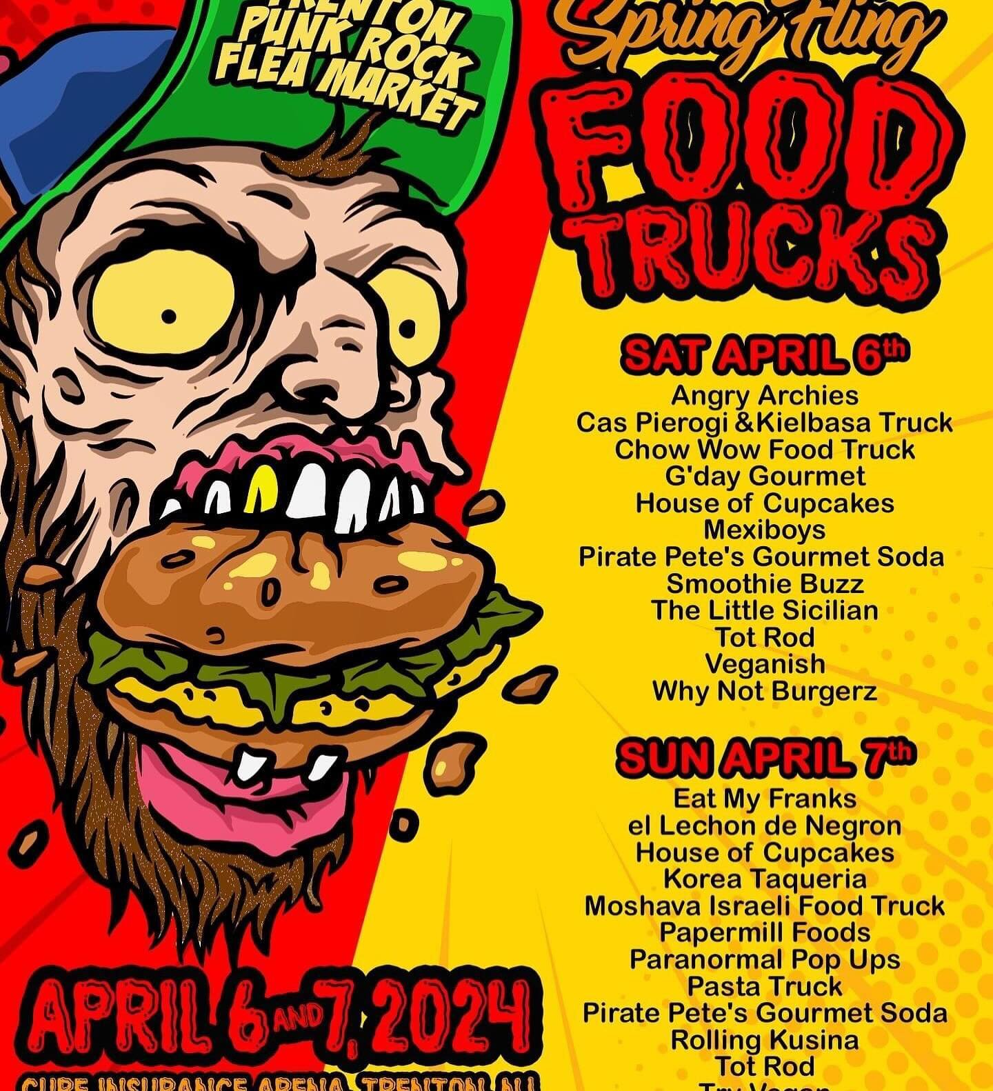 The Trenton Punk Rock Flea Market!! April 6-7, Cure Arena, Trenton. 
100&rsquo;s of artists, makers and more, food trucks, celebrity guests, live music, live tattooing, scavenger hunts, and the best, Ice Cold, Gourmet Soda Pop! #piratepetessoda #barn