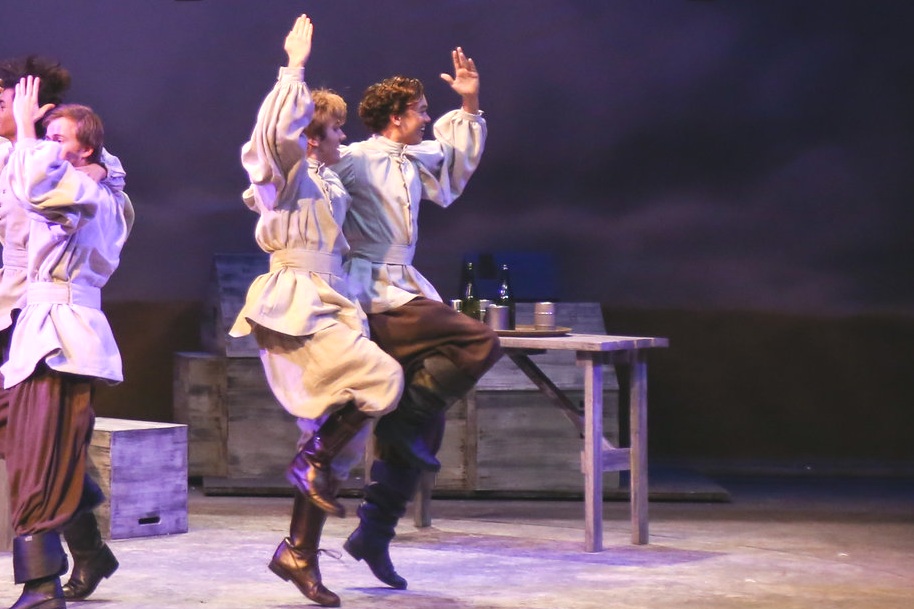    Fiddler on the Roof   (Fyedka)  Theatre TCU  (Left center) 
