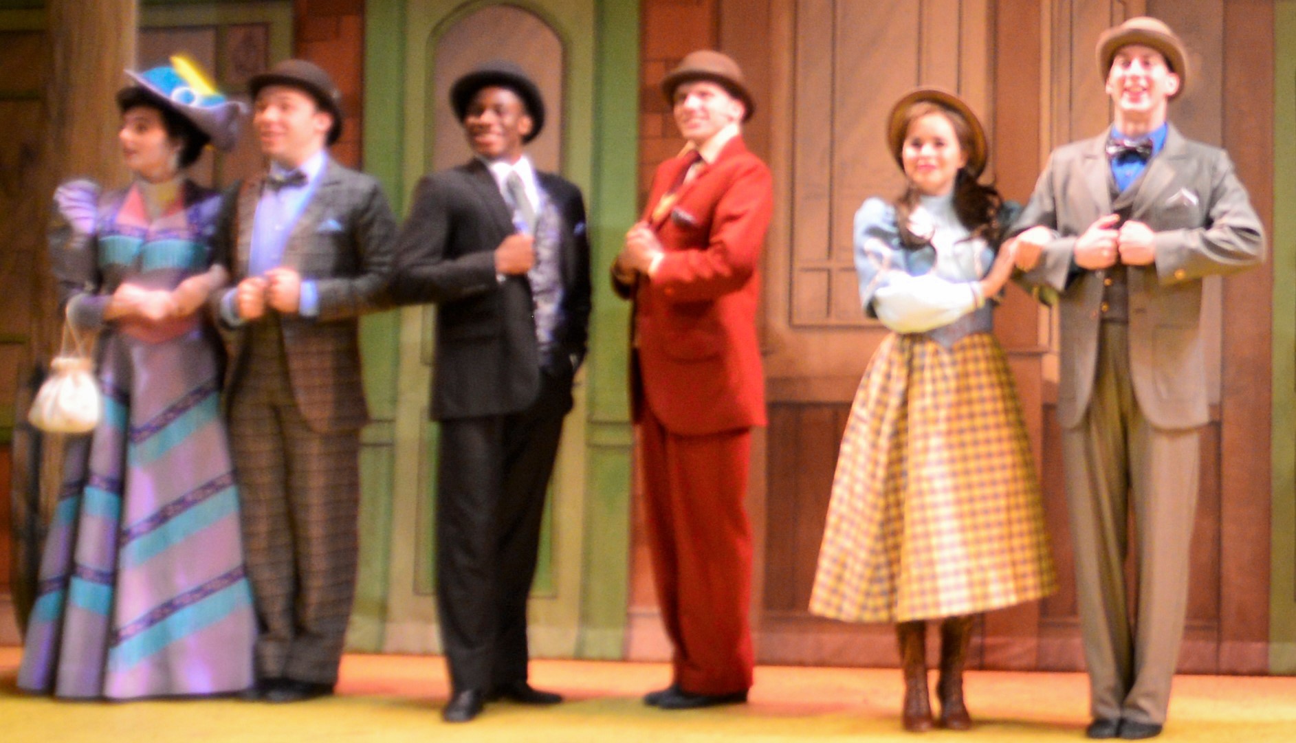    Hello, Dolly!    Maine State Music Theatre (Center in rust suit)  Roger S Duncan Photography 