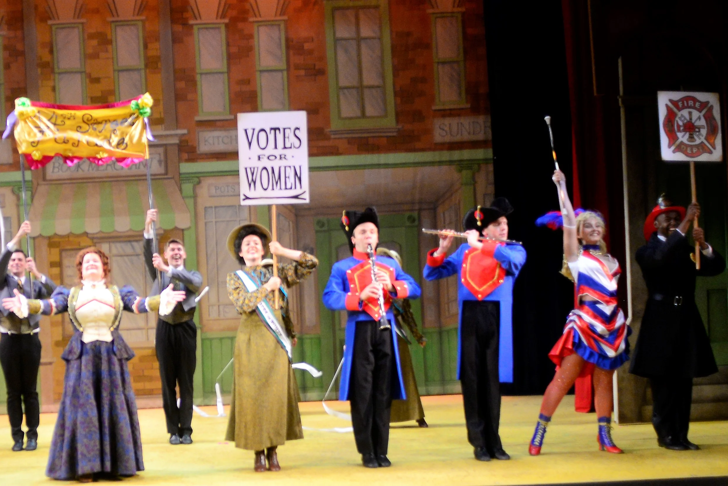   Hello, Dolly!    Maine State Music Theatre (3rd from right with flute)  Roger S Duncan Photography 
