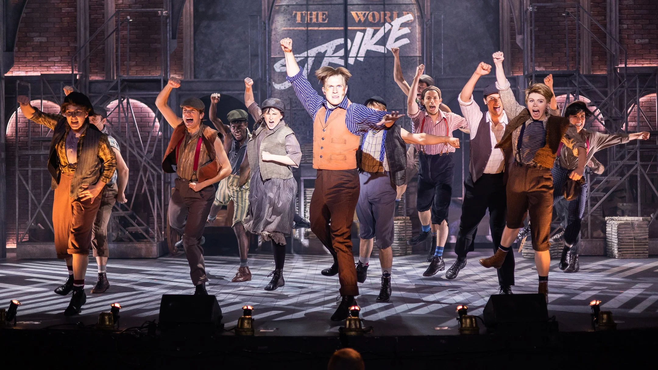   Newsies  (Race)  Casa Manana (2nd from left/Red suspenders) 