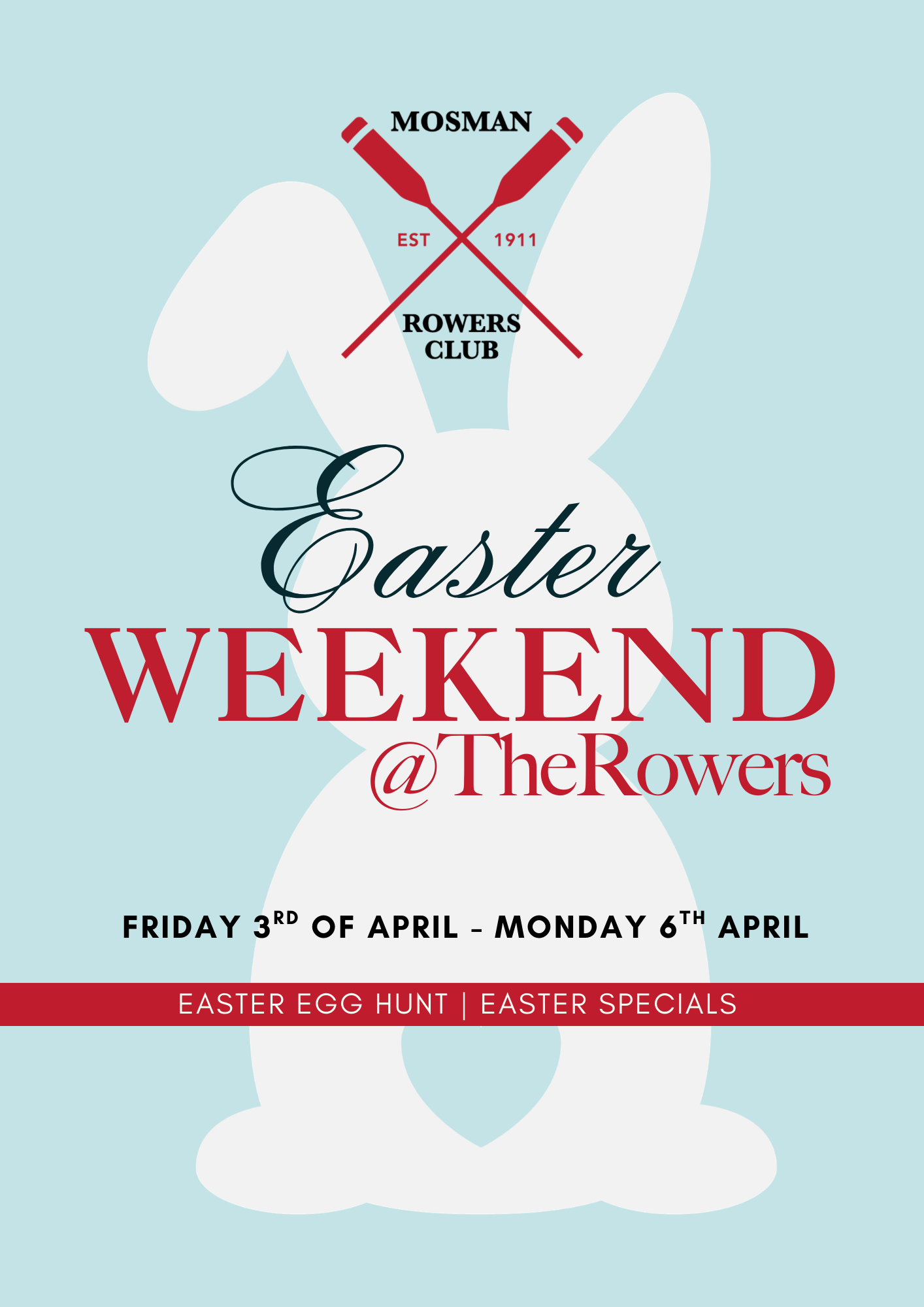 Easter Weekend @The Rowers 