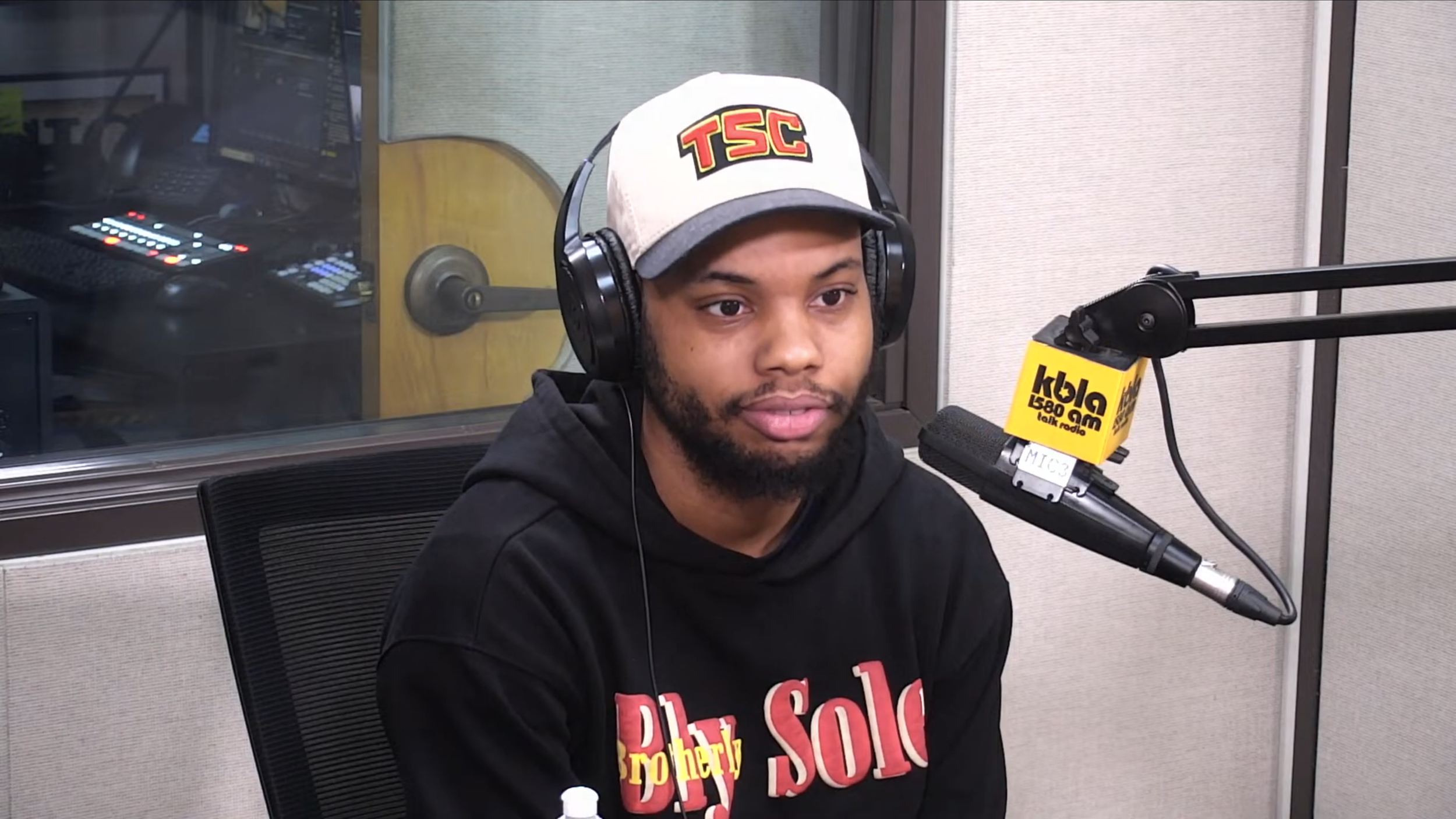 Khaleef Alexander at KBLA 1580 Talk Radio in the Black Hollywood Cap • Since 2024