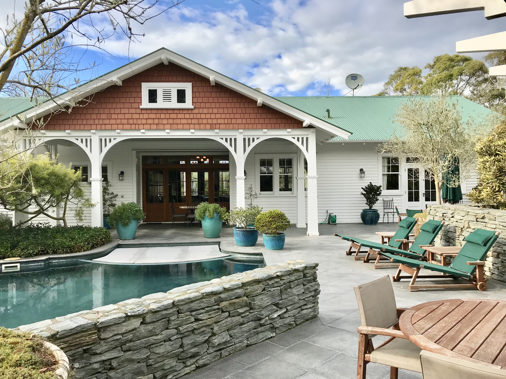 The Billiards Room And Swimming Pool Glen Aros Estate