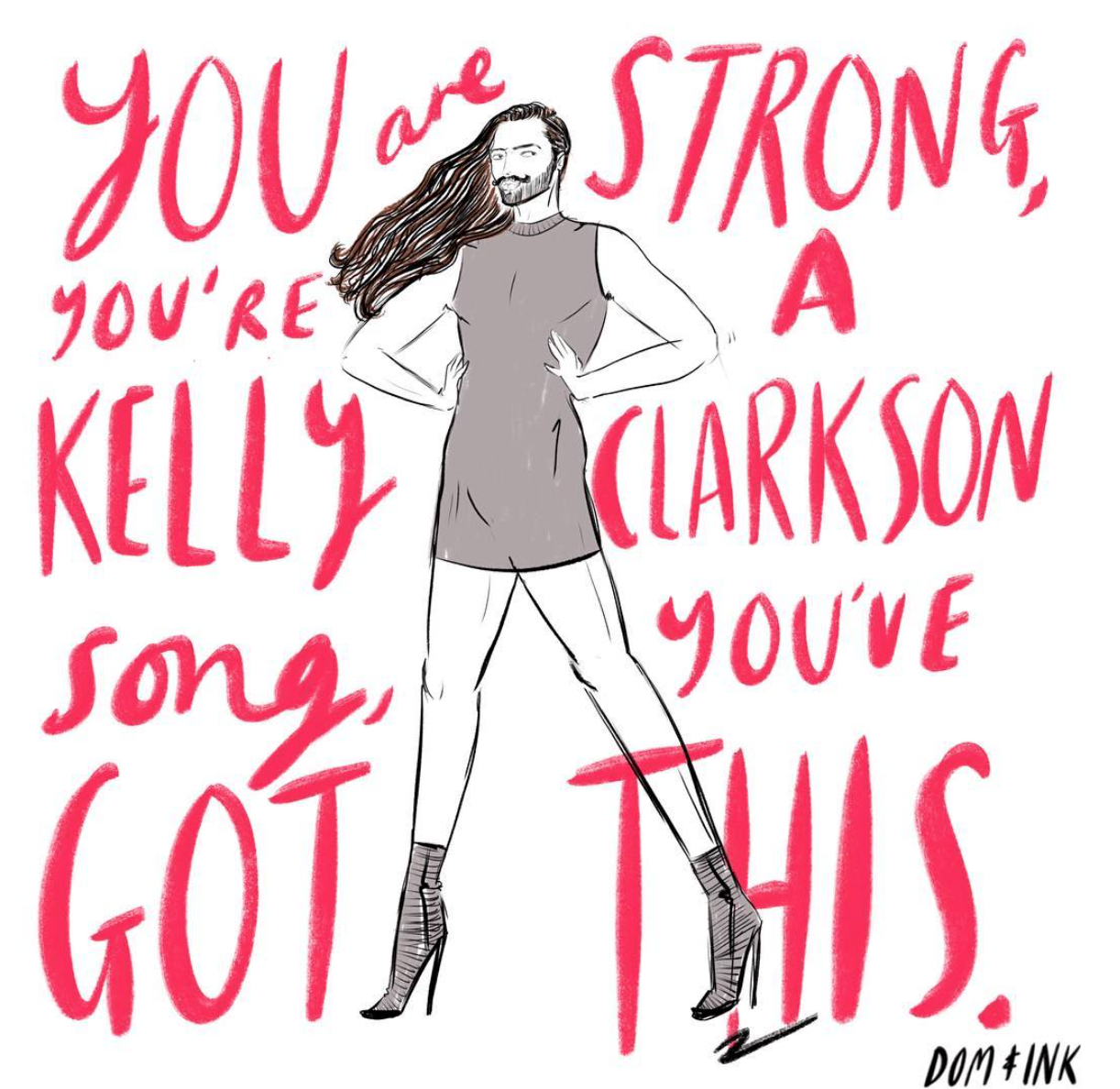 JVN positivity in abundance; image via DomandInk on Instagram