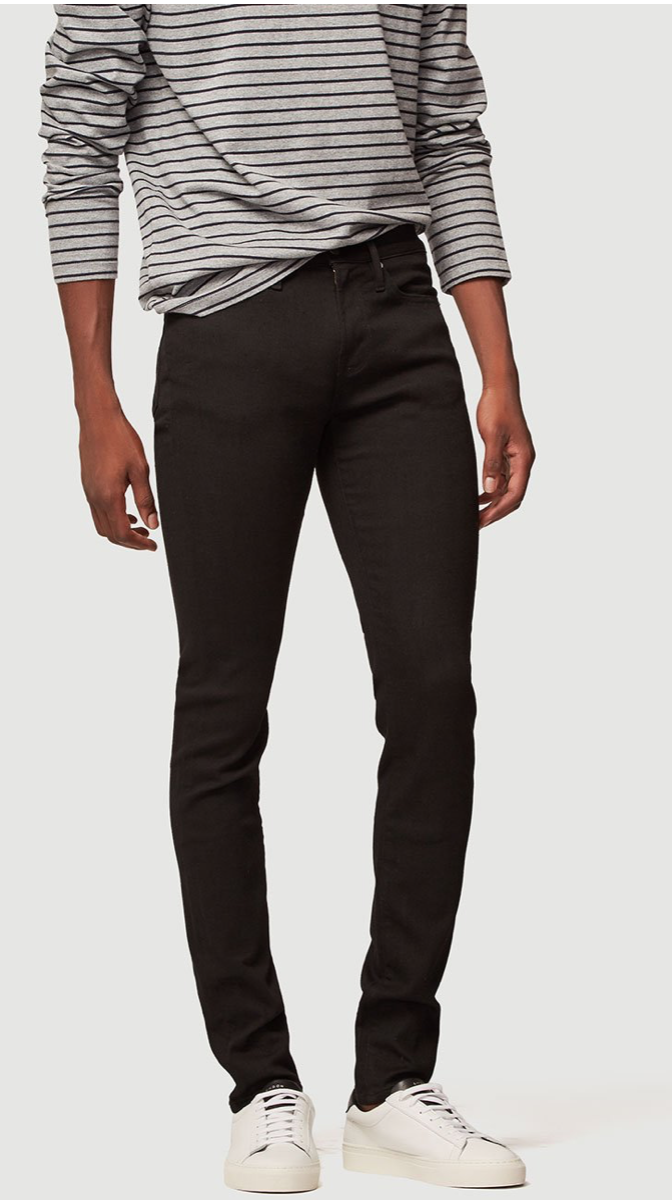 Jagger True Skinny in Noir available at Frame-Store.com