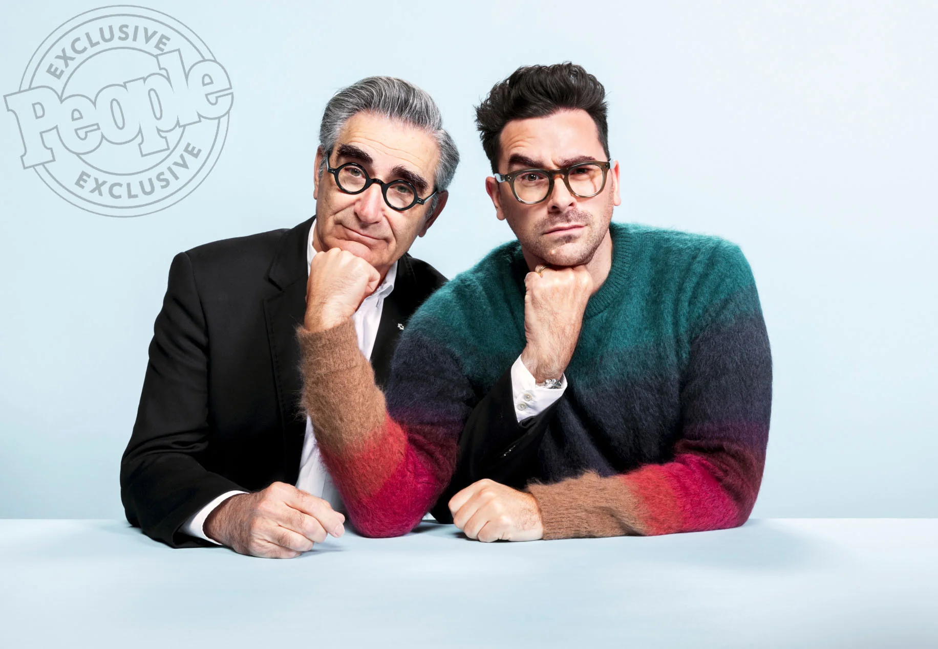From left: Eugene and Daniel Levy. Image via People.com