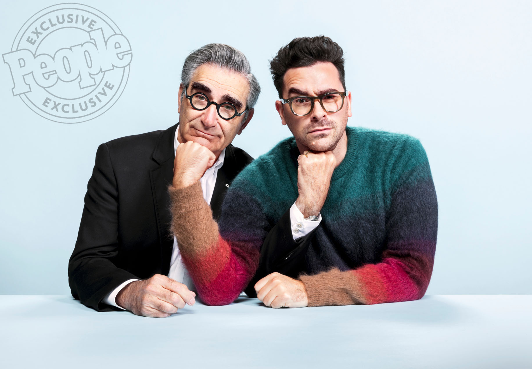 From left: Eugene and Daniel Levy. Image via People.com