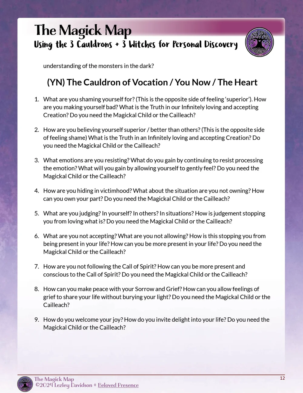 The Cauldron of Vocation / You Now