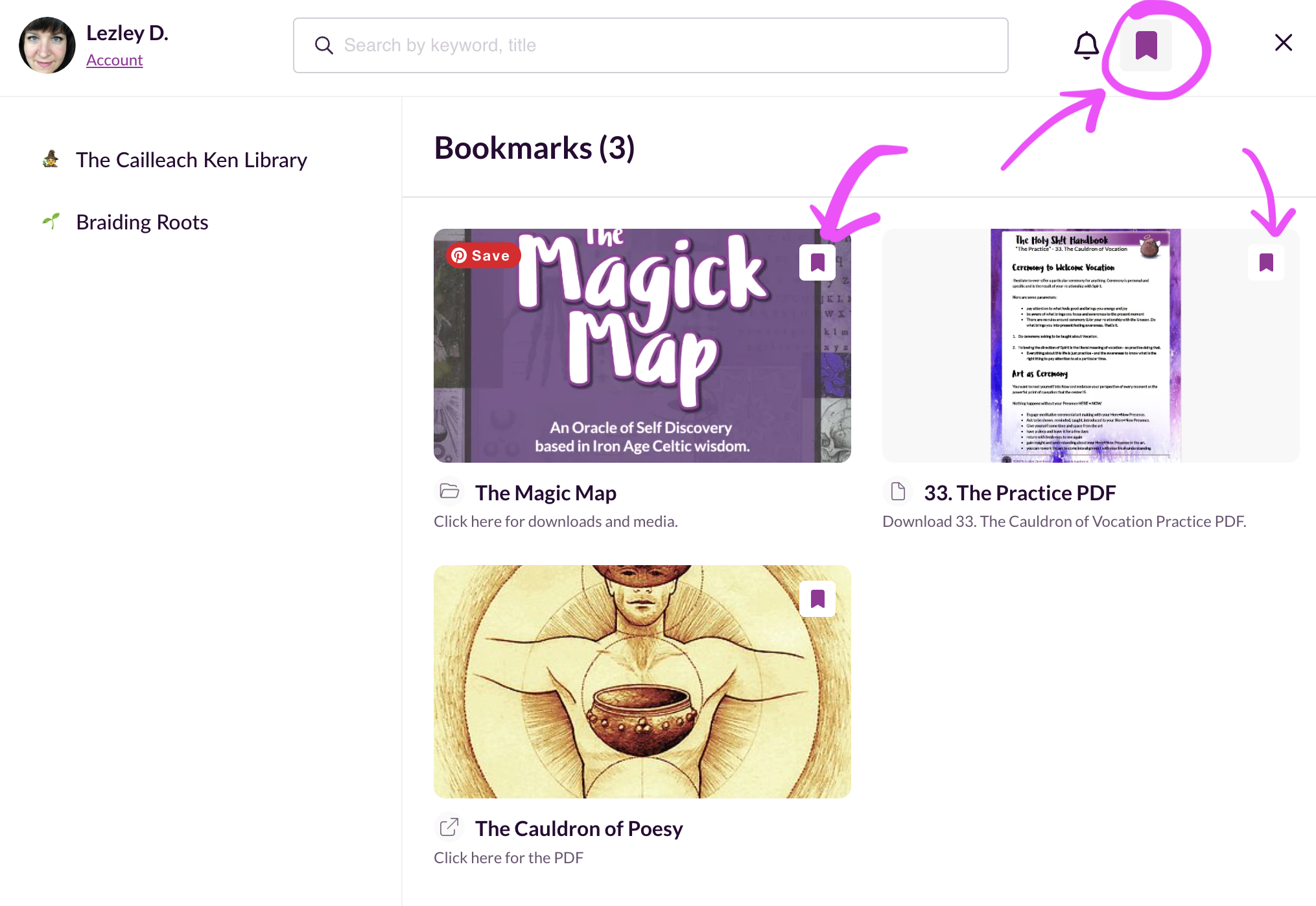 Bookmarks