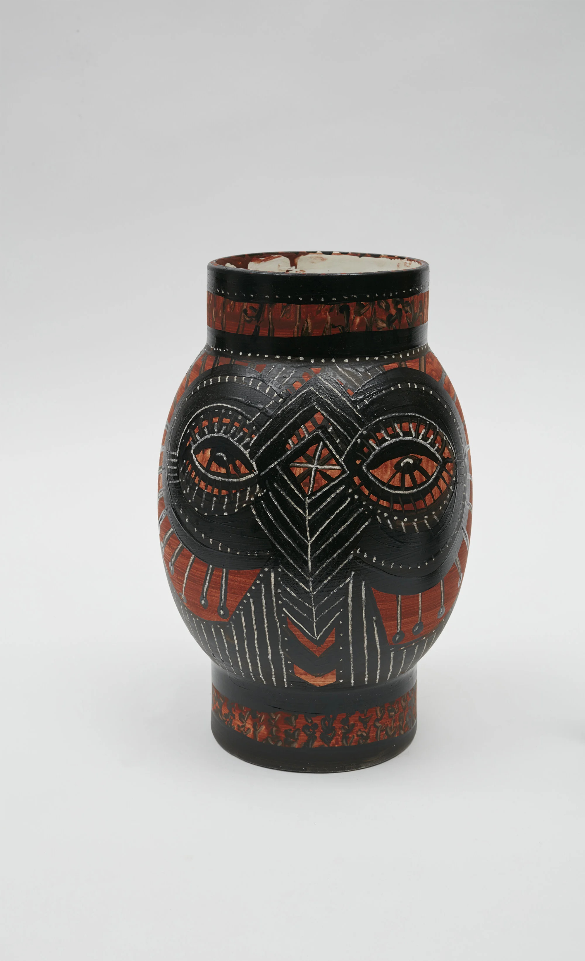 Owl of the Fallen Wood - vase 