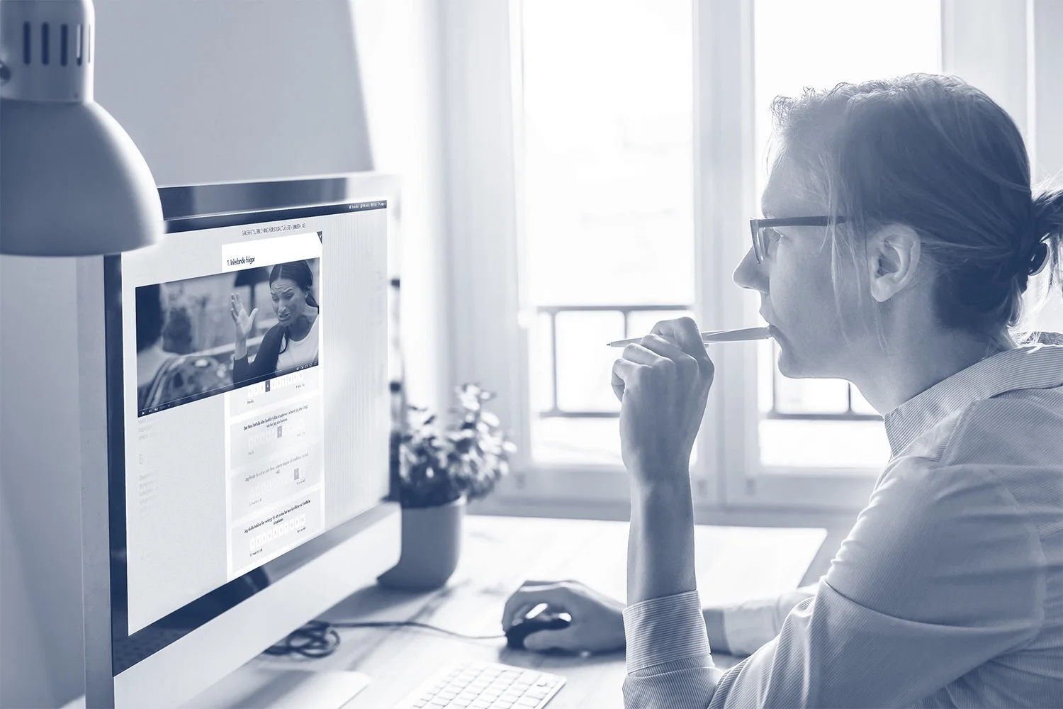 Computer simulations and films allow you to learn where and when you choose.