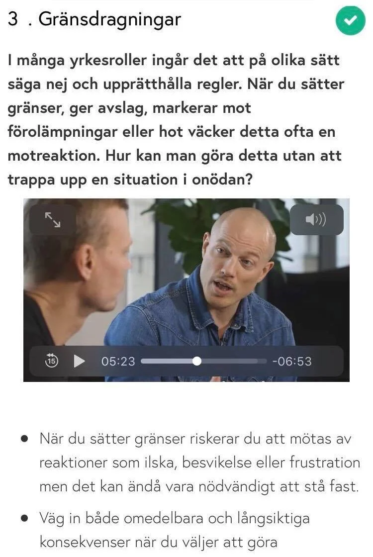 Trygghets- och säkerhetsutbildning för Familjebostäder