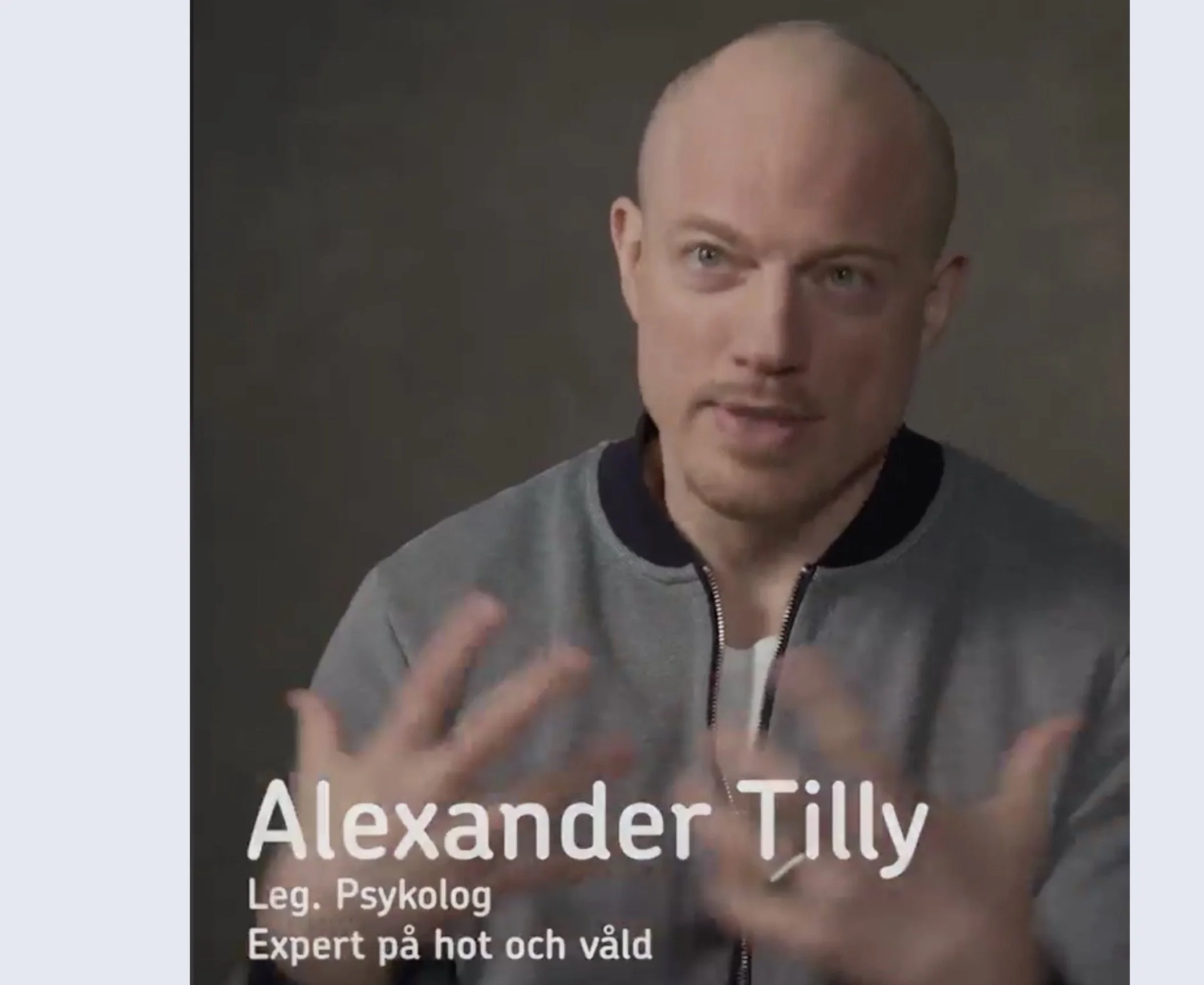 Om olika typer av hot och våld