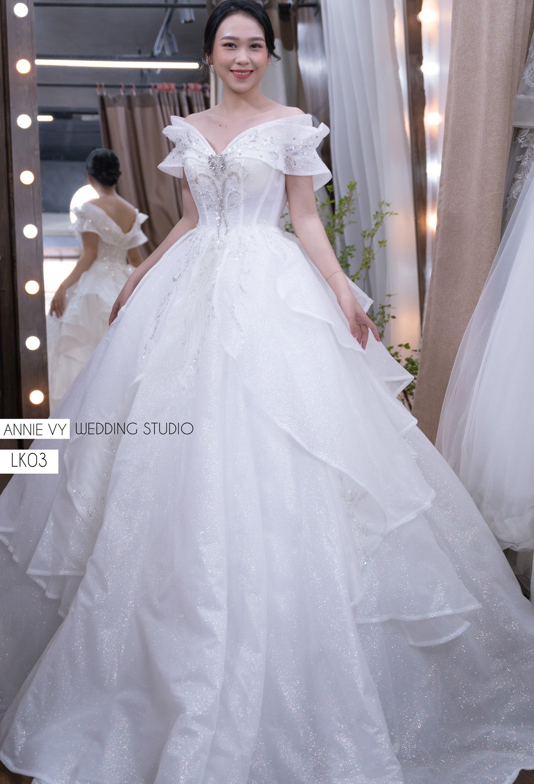 Váy cưới Ngân Ngân  Dòng Limited  NLI005  Wins Studio