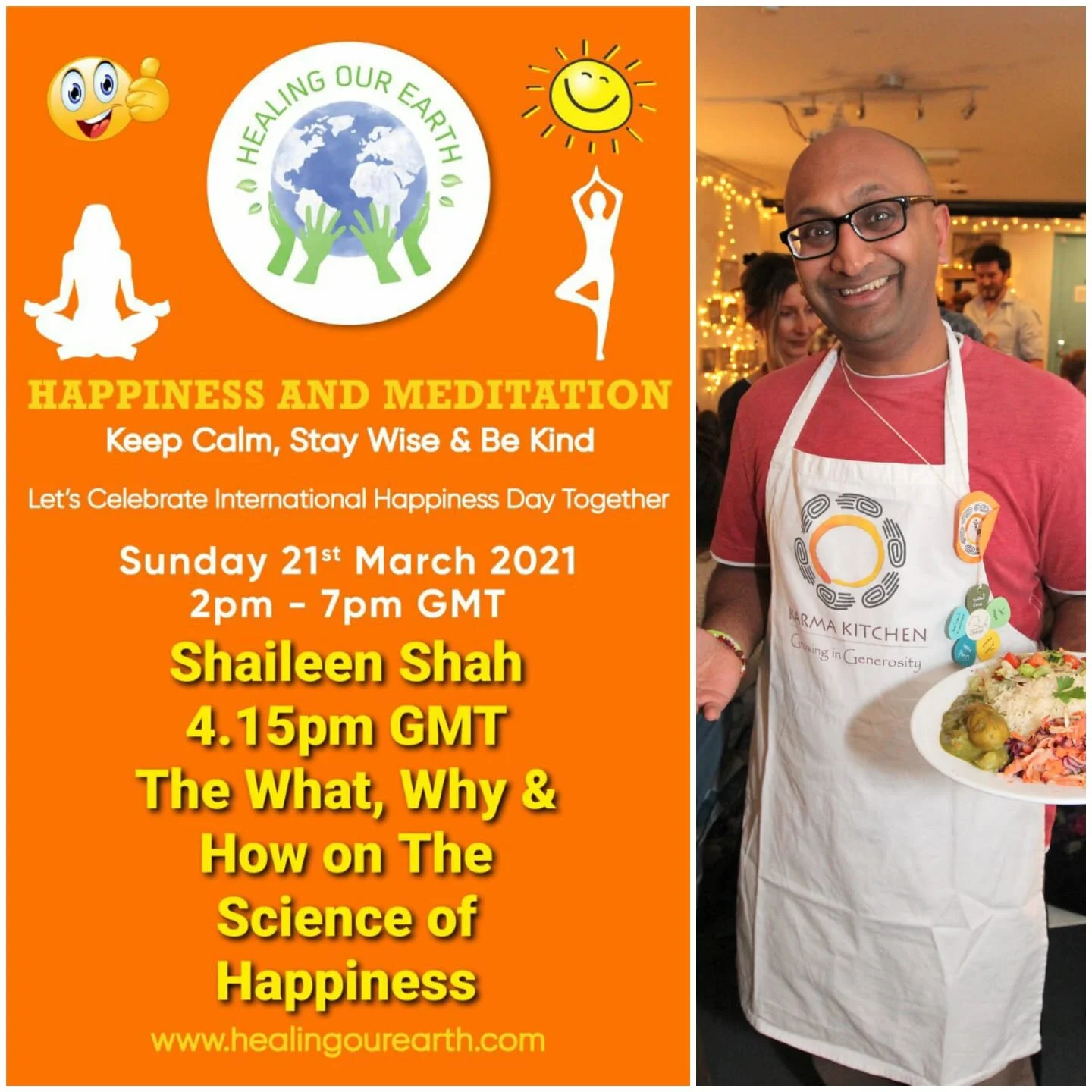 International of Happiness with Healing Our Earth - Happiness and Meditation