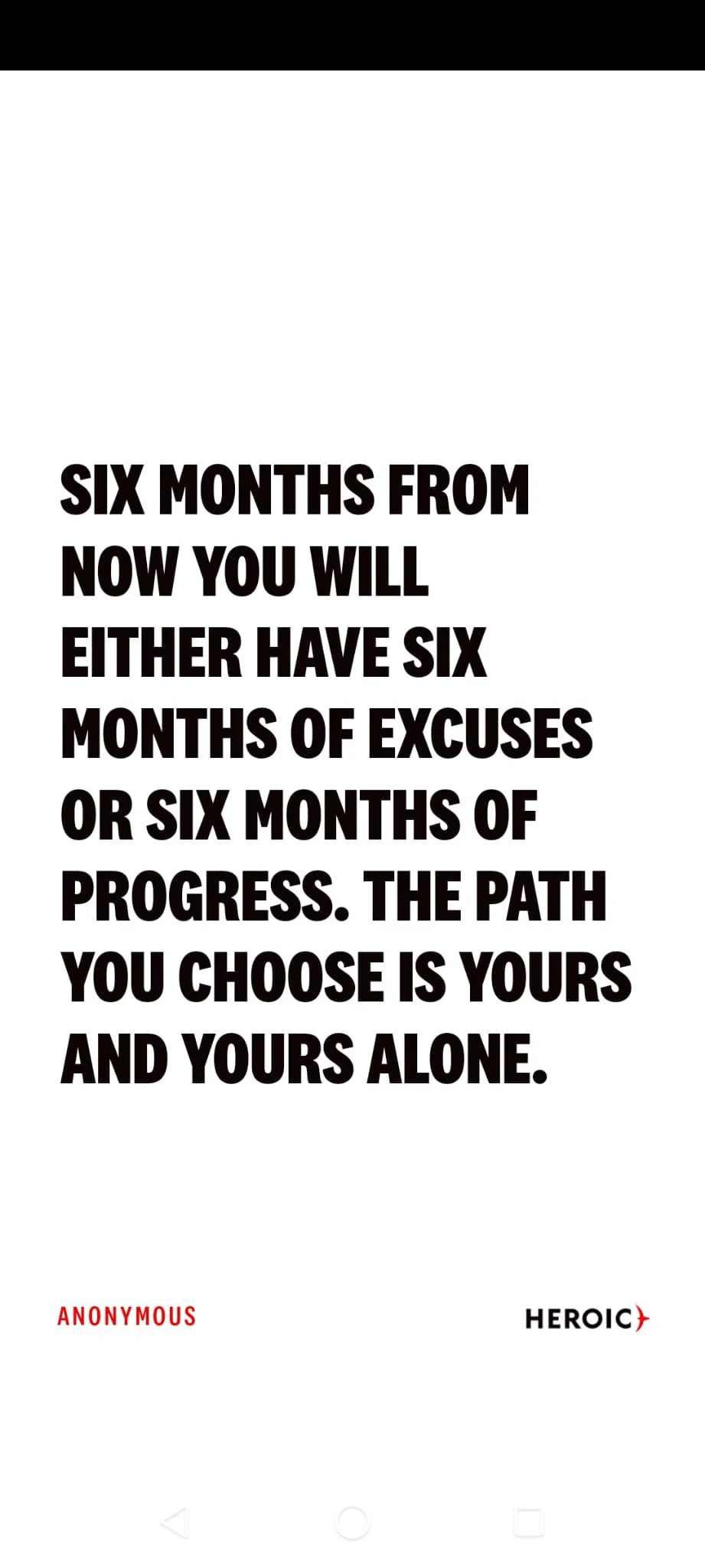 SIX MONTHS OF EXCUSES OR SIX MONTHS OF PROGRESS?