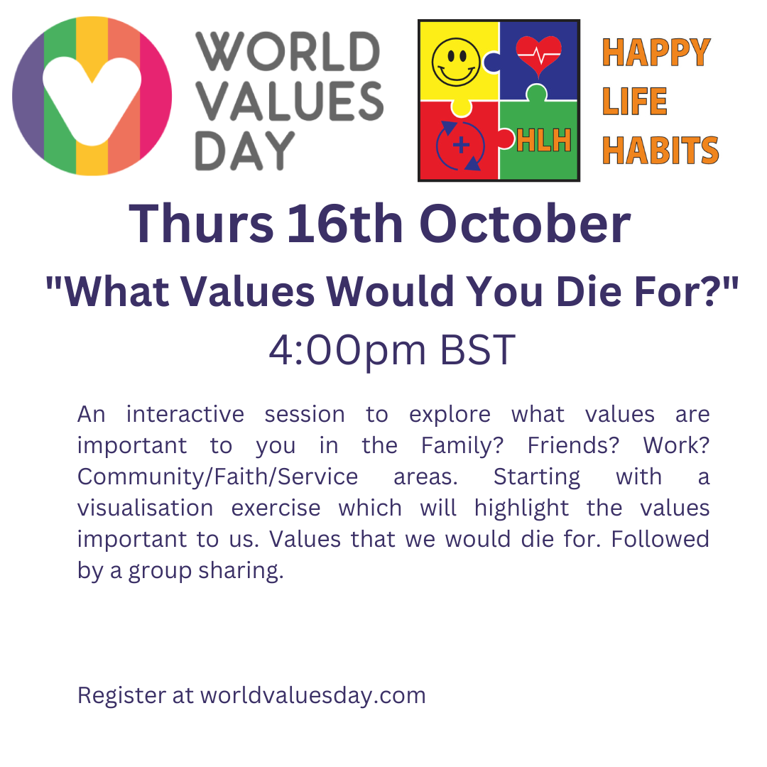 World Values Day: "What Values Would You Die For?"