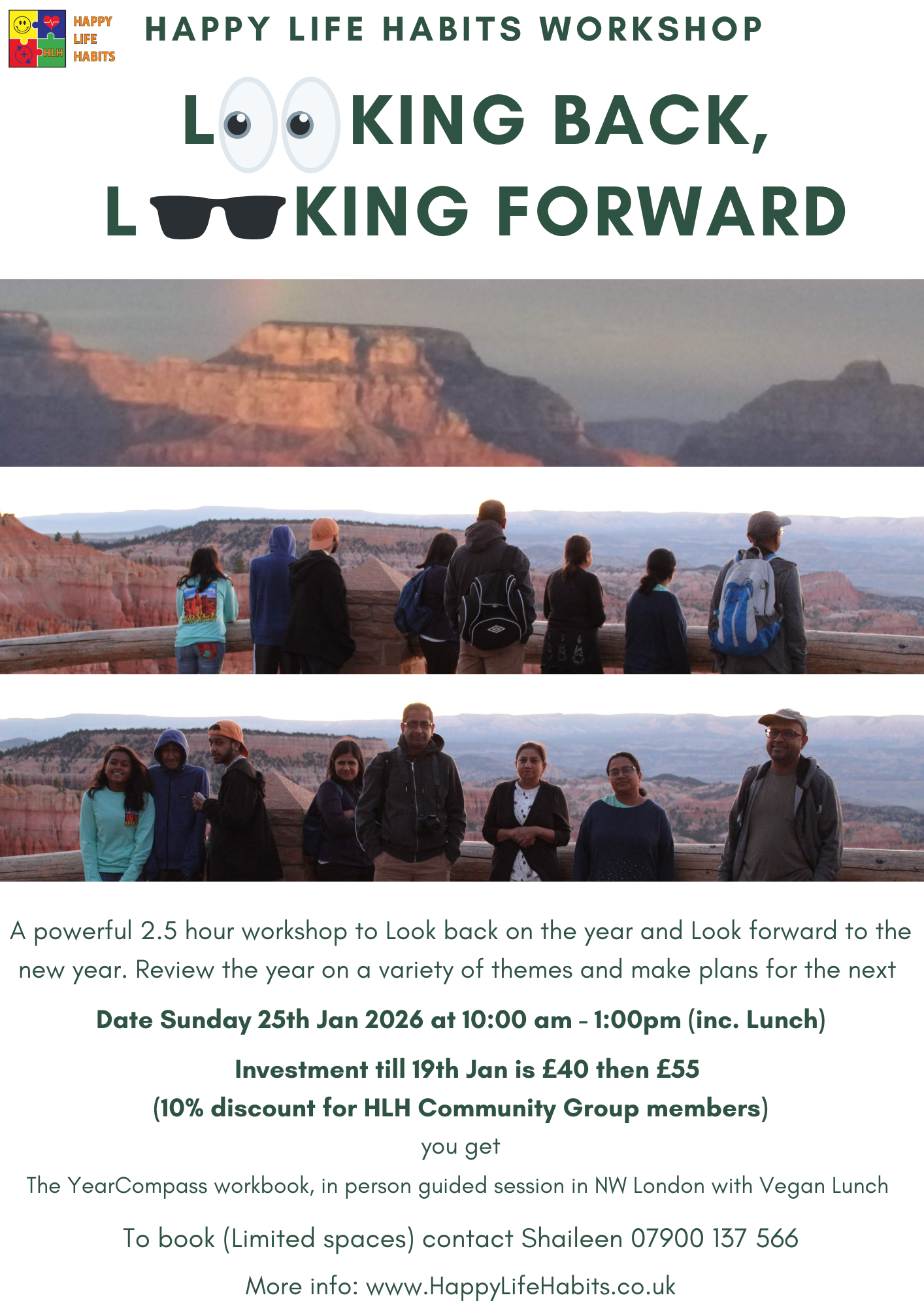 Looking Back, Looking Forward Workshop inc. lunch