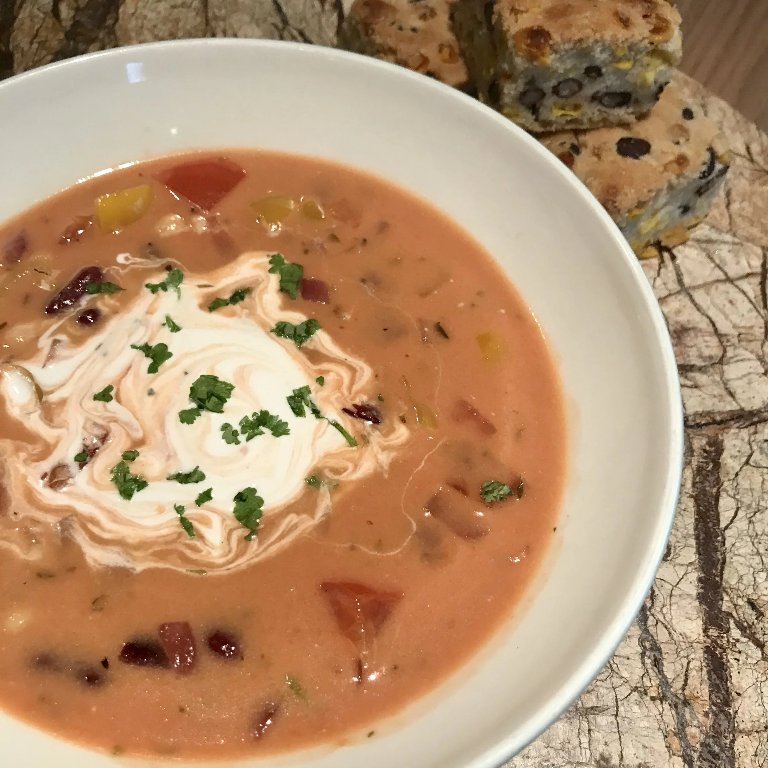 Vegan Jamaican Mixed Bean Soup