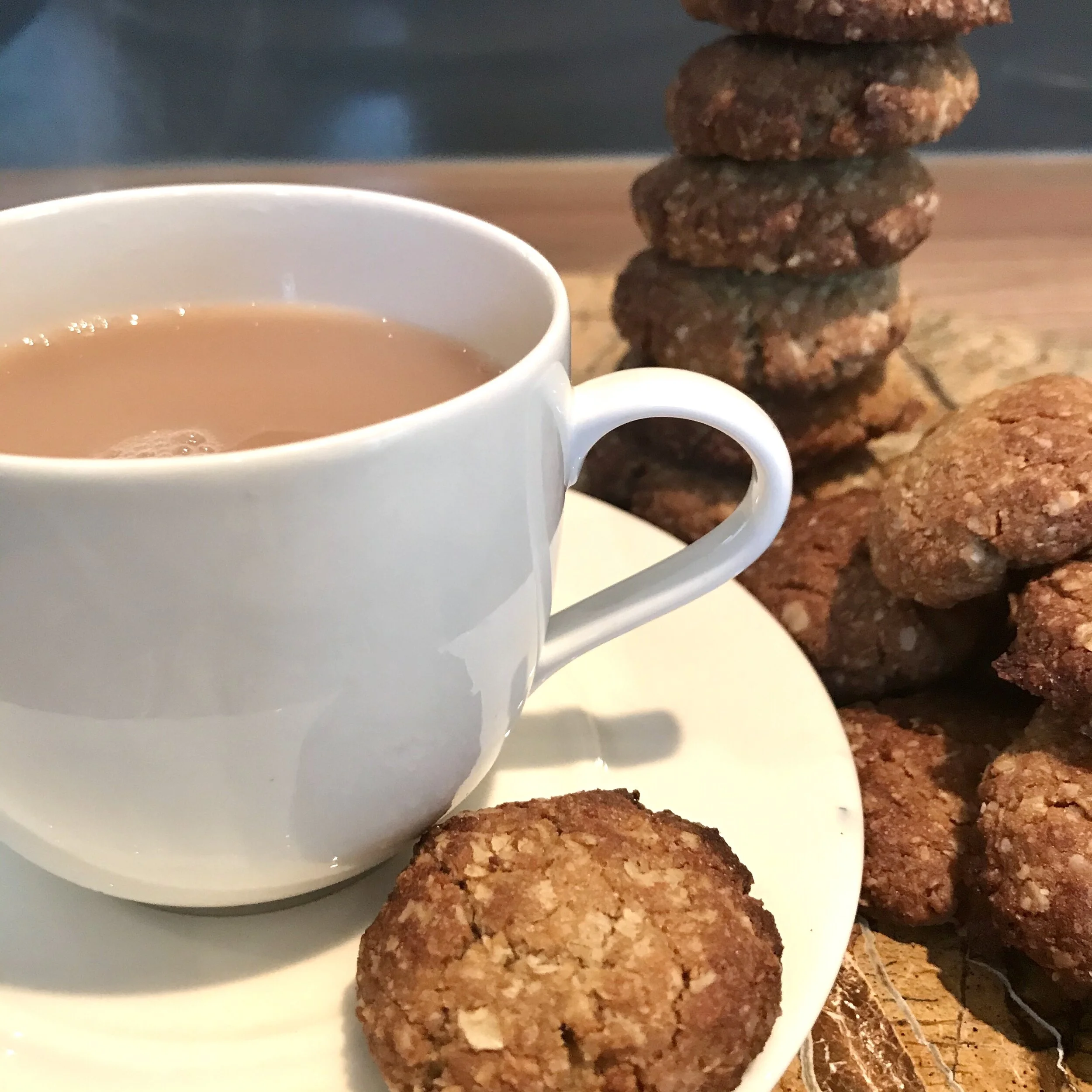 Vegan Chewy Oats Biscuits